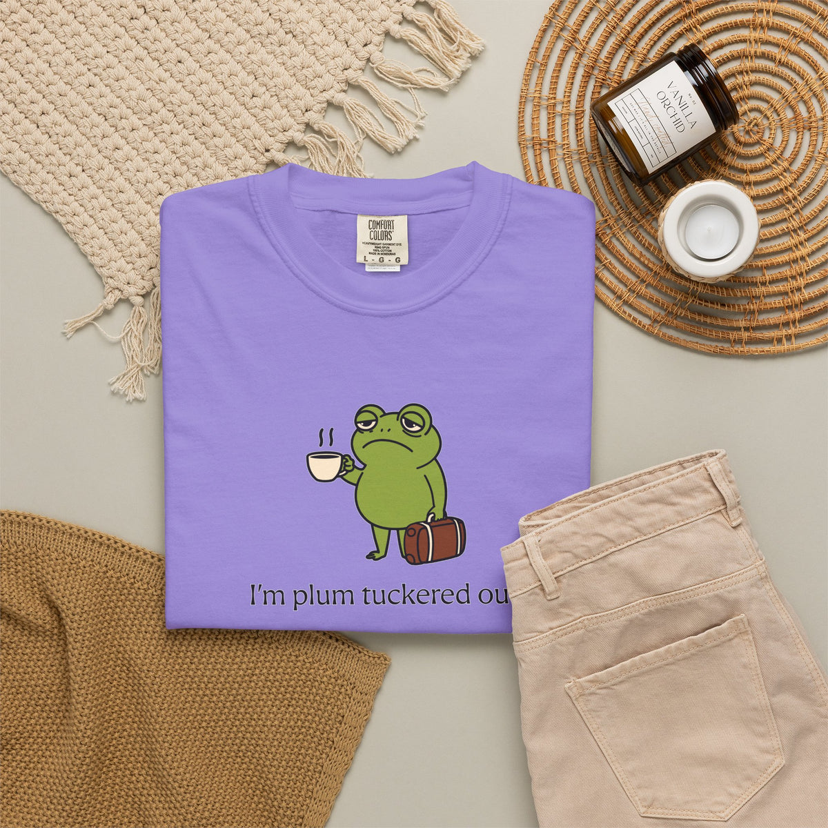Plum Tuckered Out T-shirt