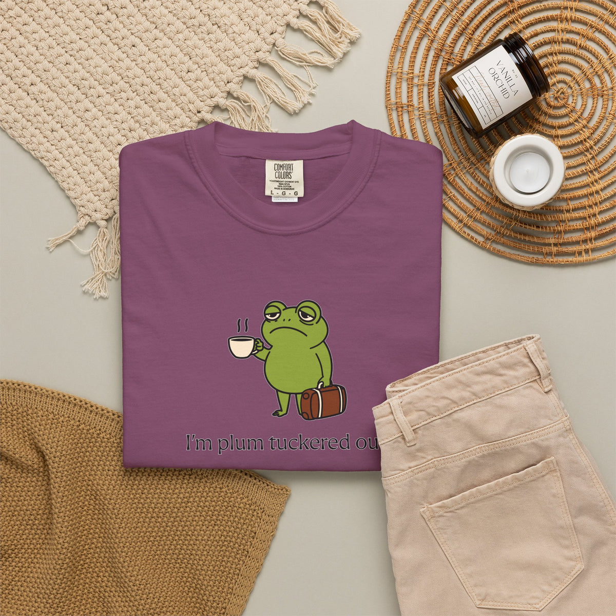 Plum Tuckered Out T-shirt