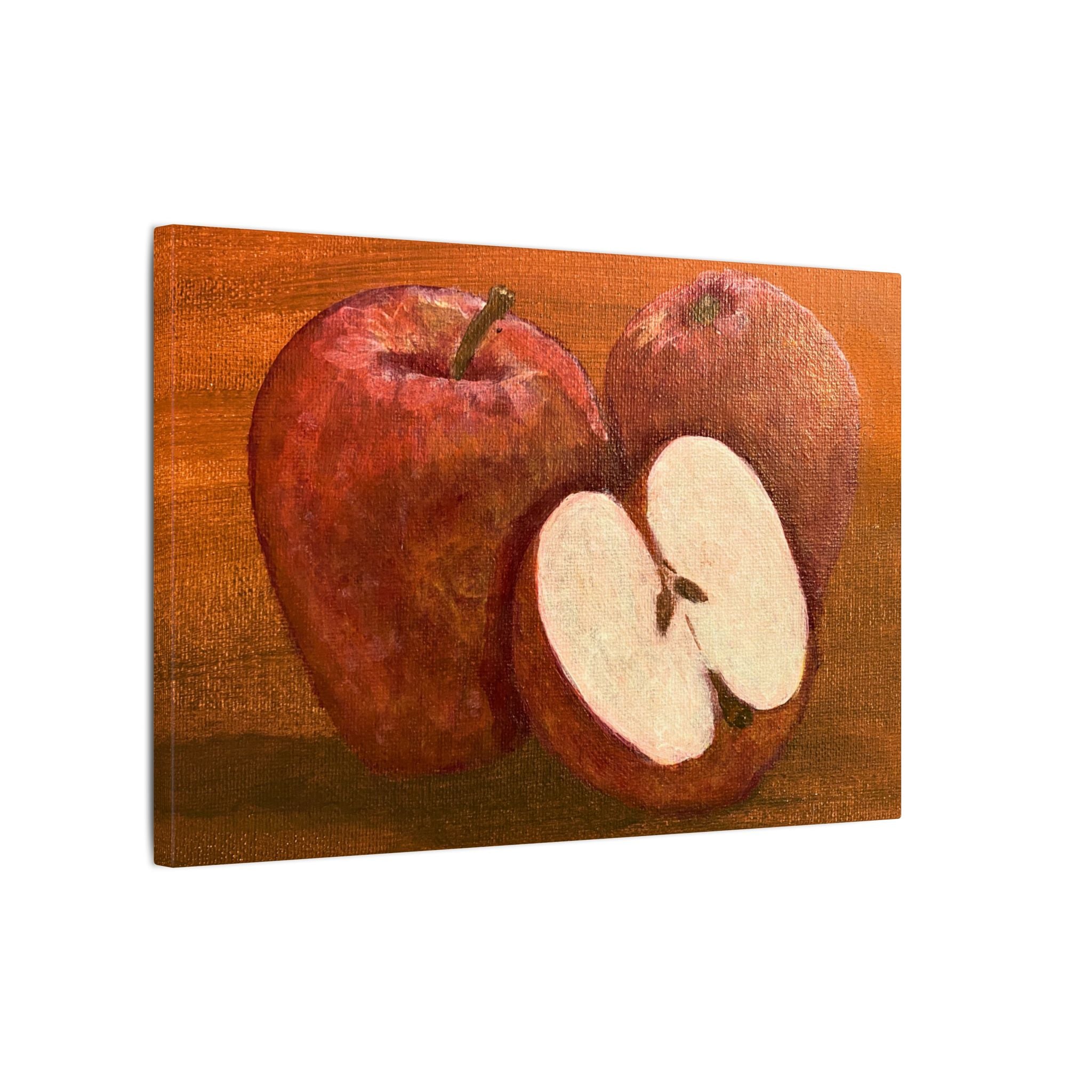 Red Apple Still Life Canvas
