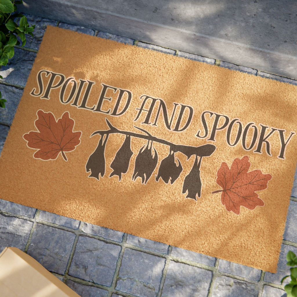 Spoiled and Spooky Doormat