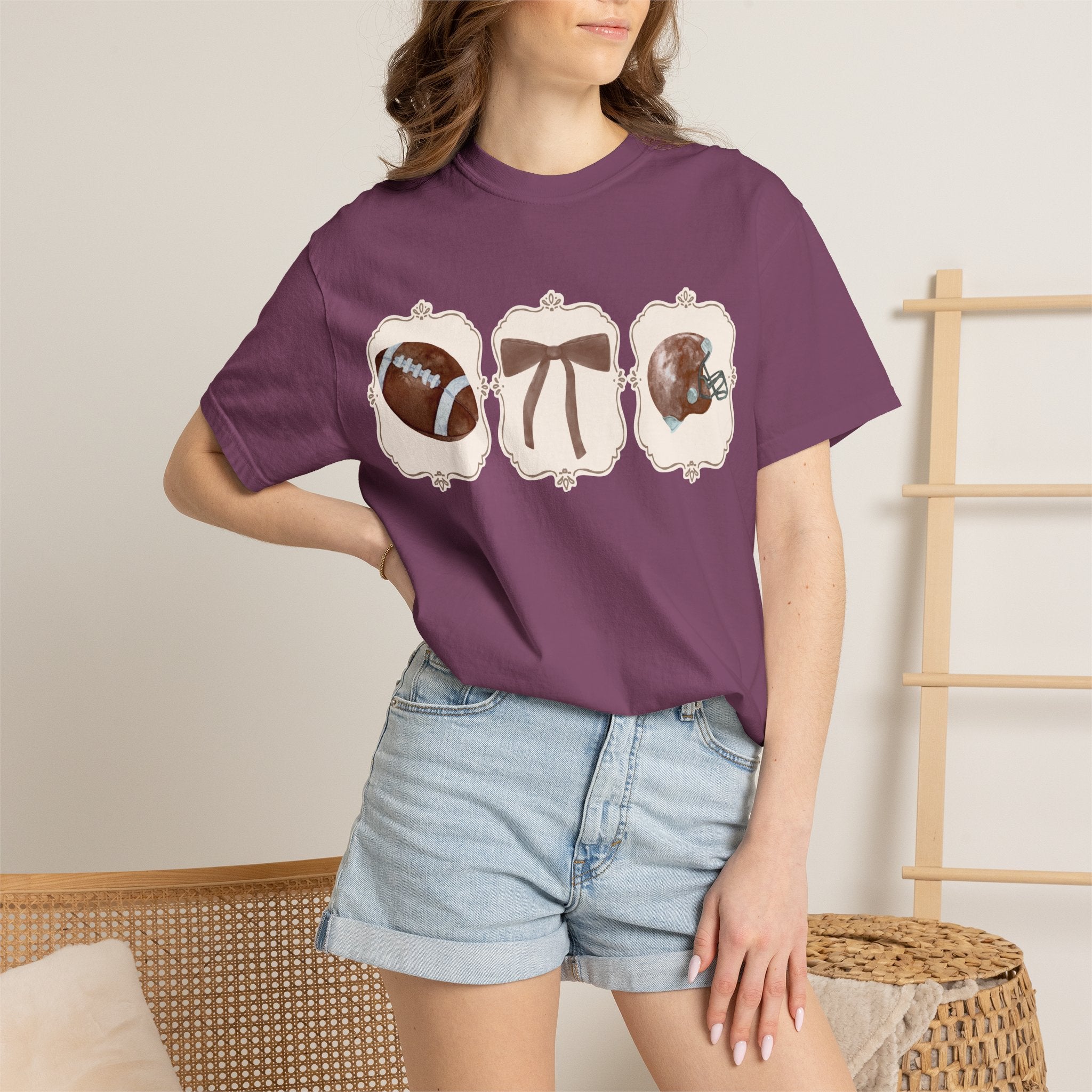 Cutsie Football T-shirt