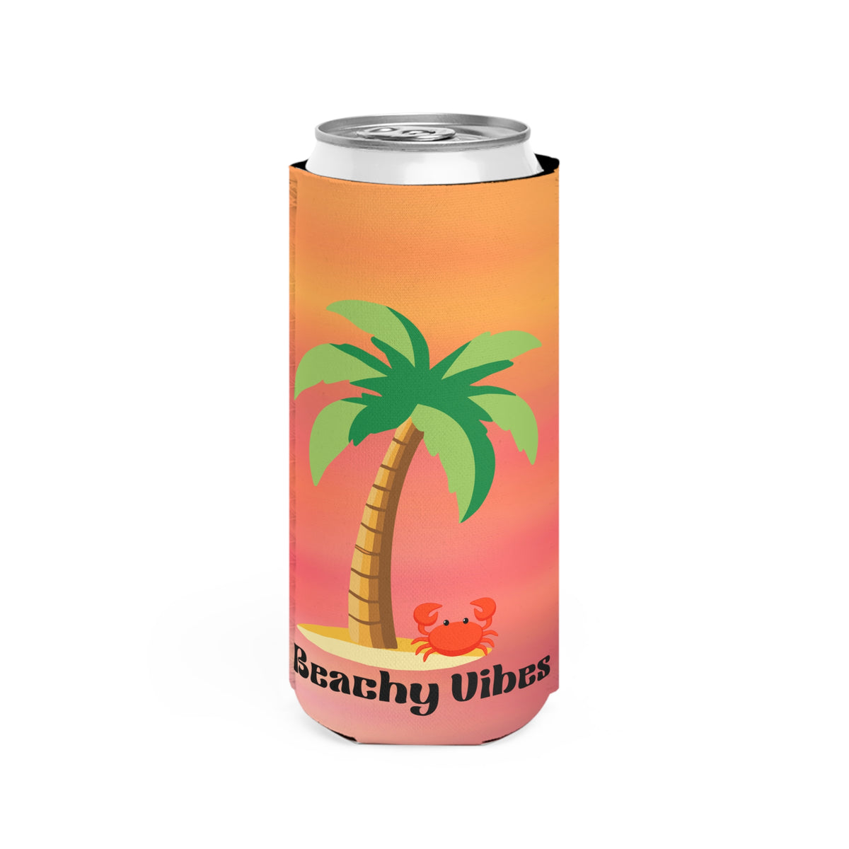 Beachy Vibes Tall Can Cooler
