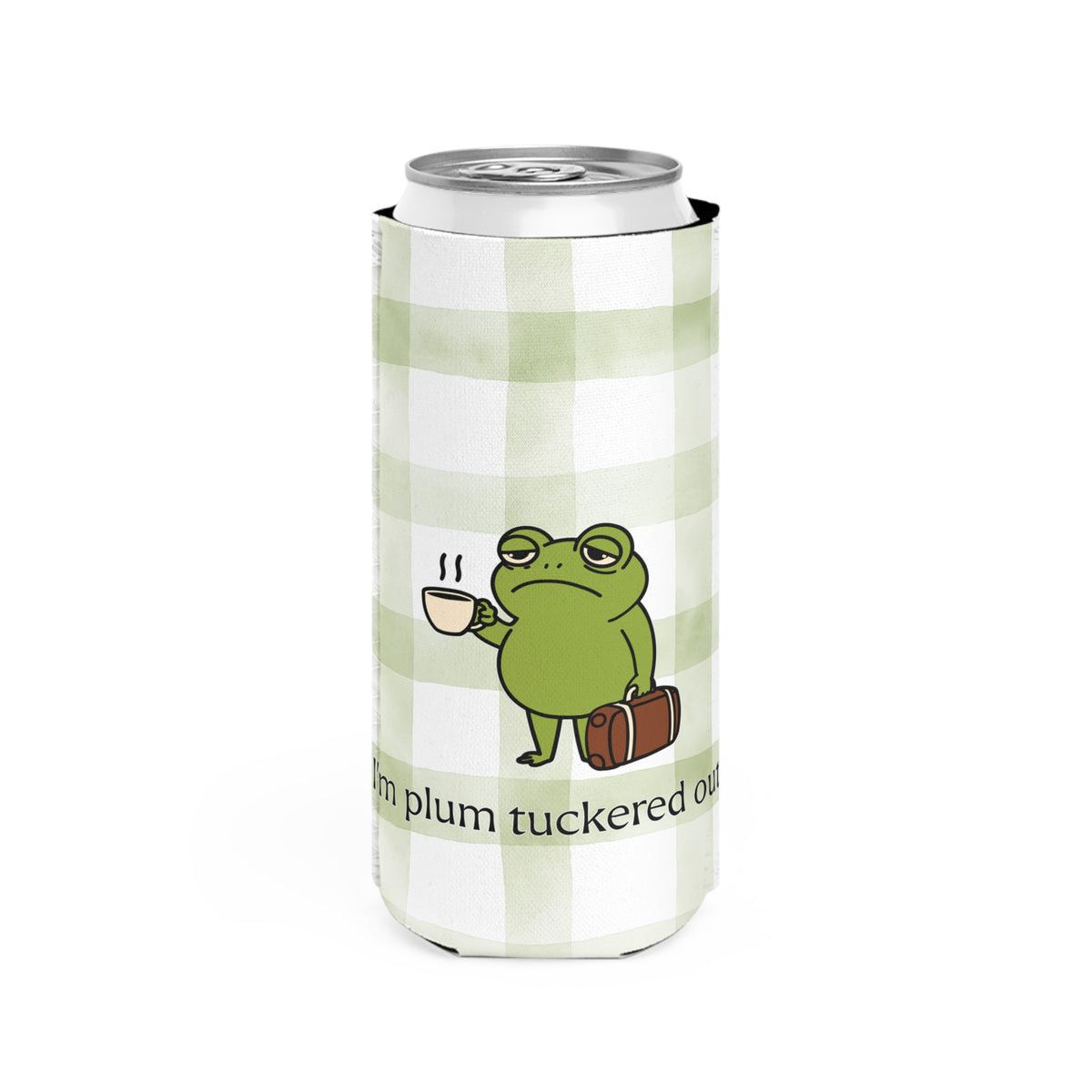 Plum Tuckered Out Tall Can Cooler
