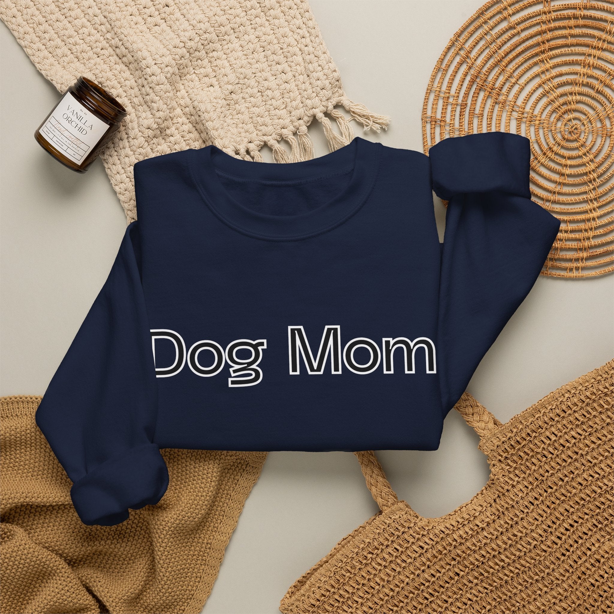 Fall Dog Mom Crewneck Sweatshirt