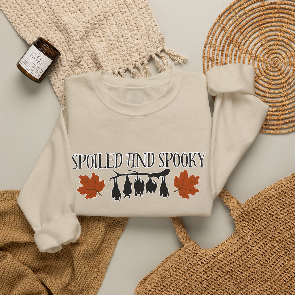 Spoiled and Spooky Crewneck Sweatshirt
