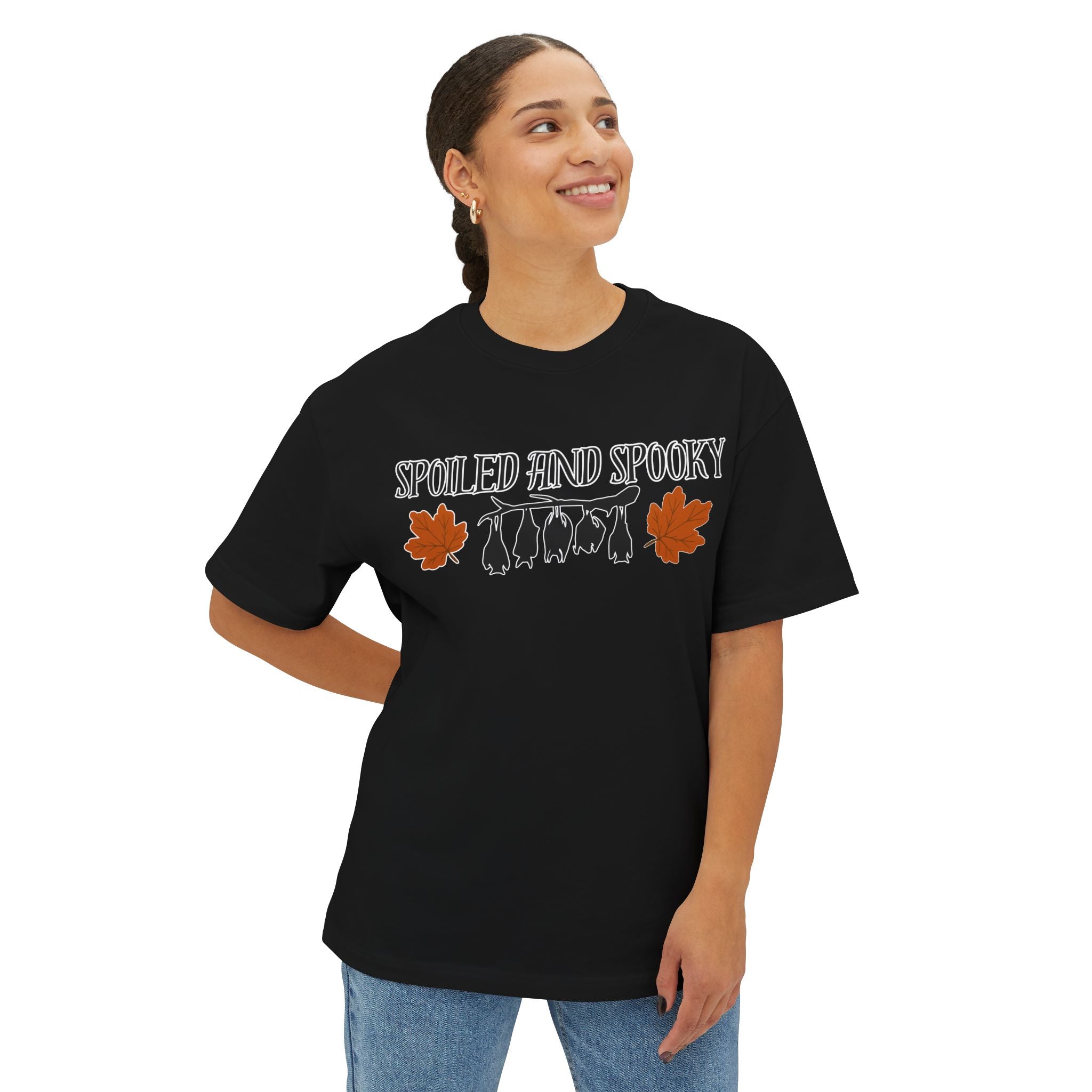 Spooky and Spoiled Oversized Boxy Tee
