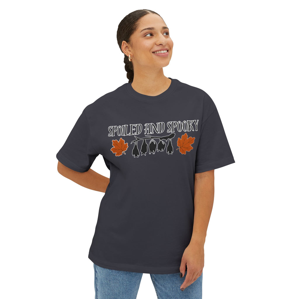 Spooky and Spoiled Oversized Boxy Tee