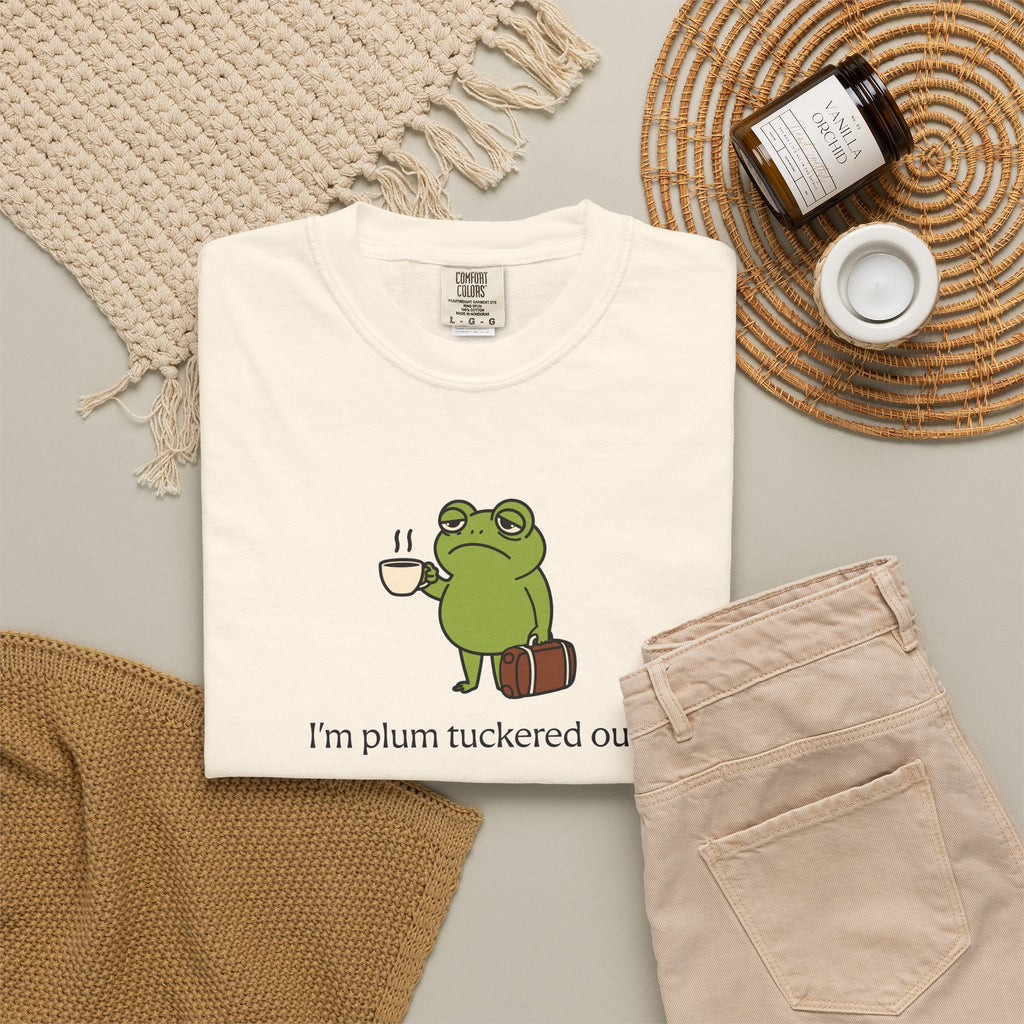 Plum Tuckered Out T-shirt