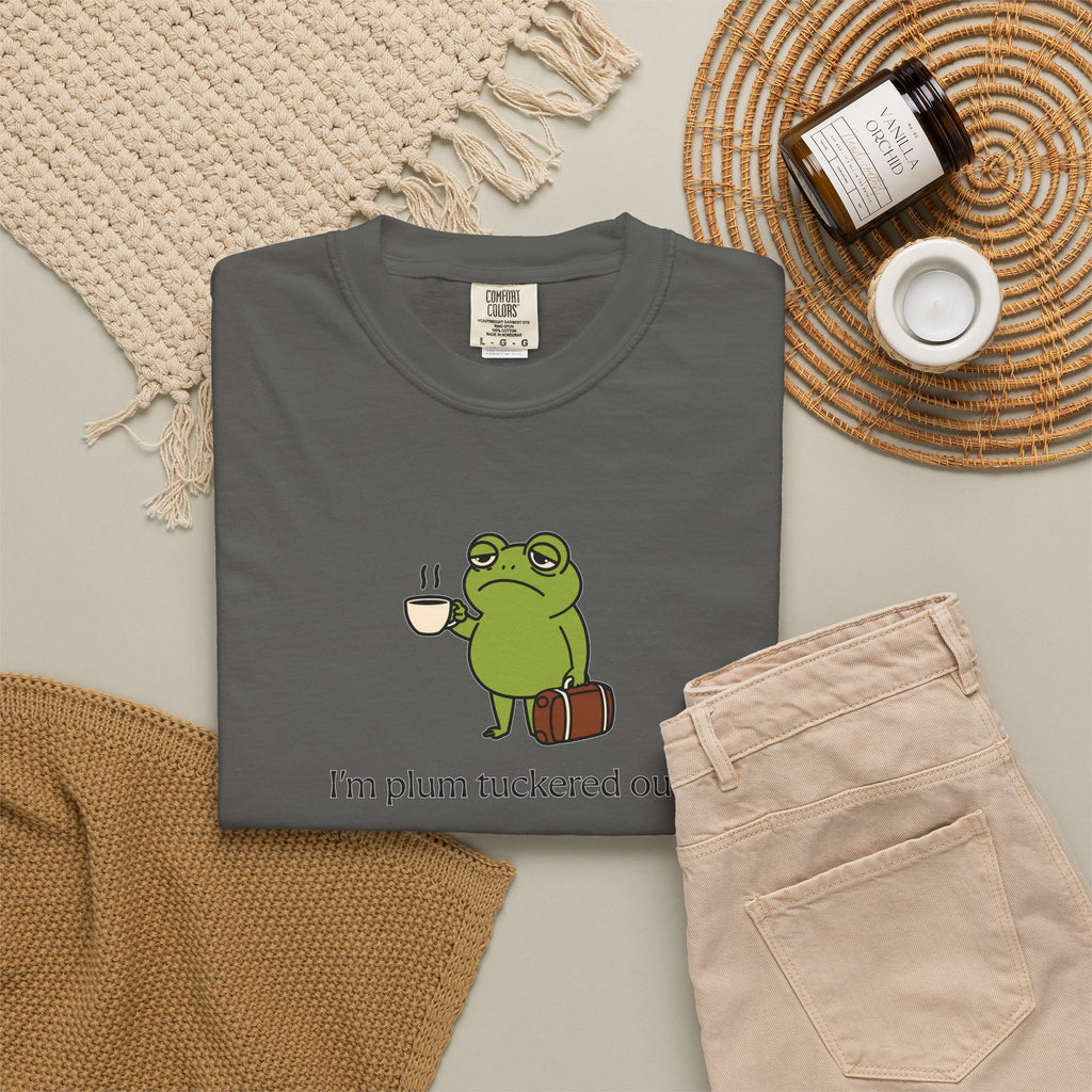 Plum Tuckered Out T-shirt