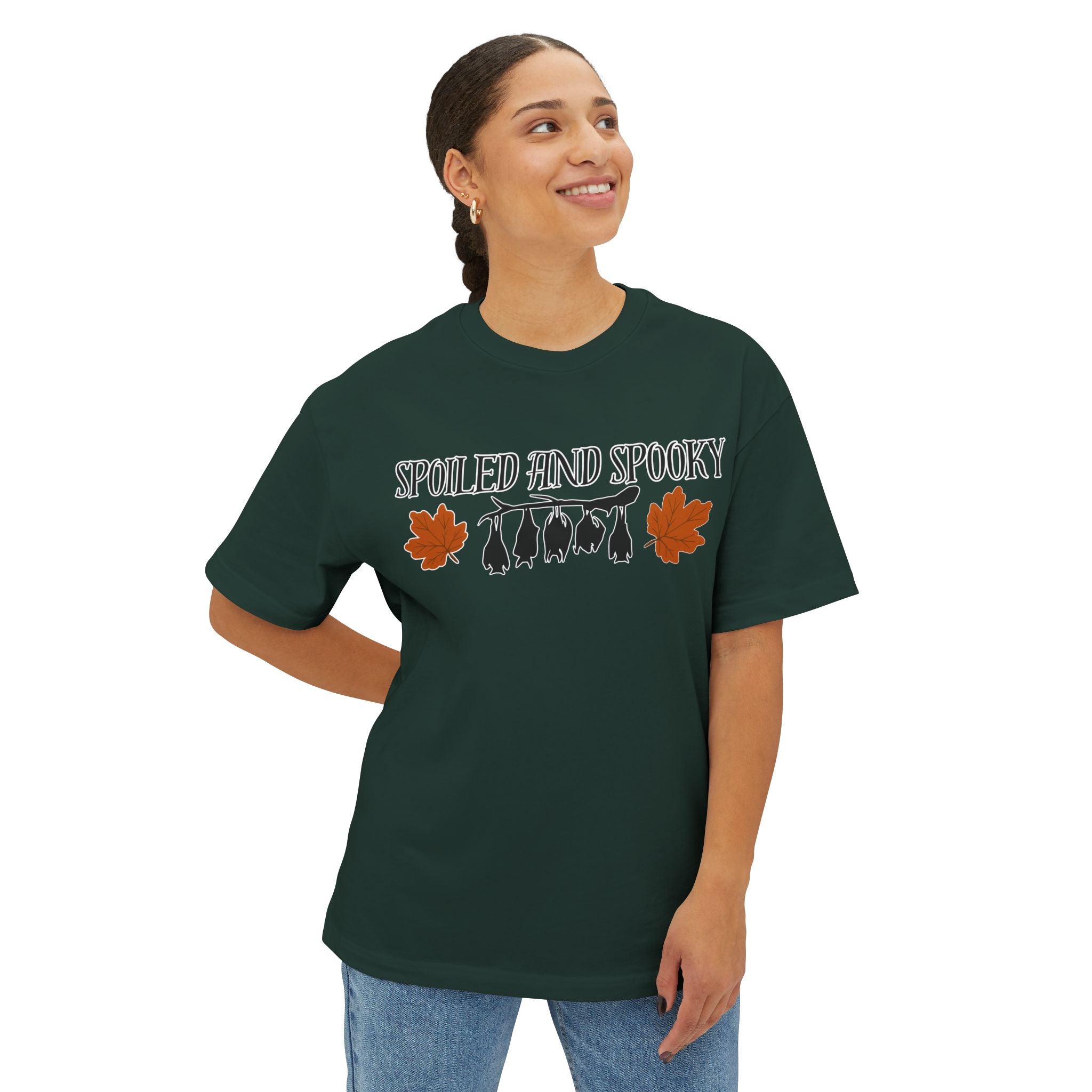 Spooky and Spoiled Oversized Boxy Tee