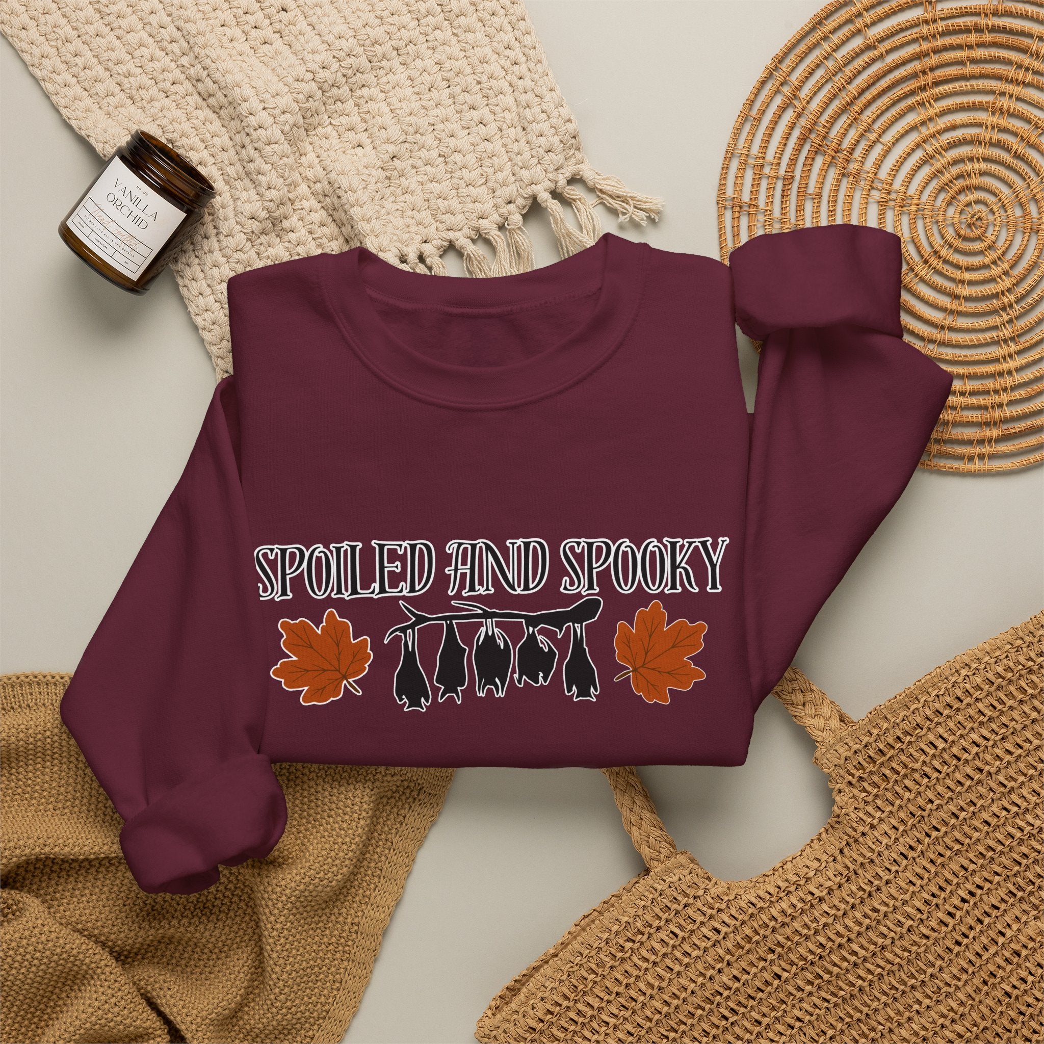 Spoiled and Spooky Crewneck Sweatshirt