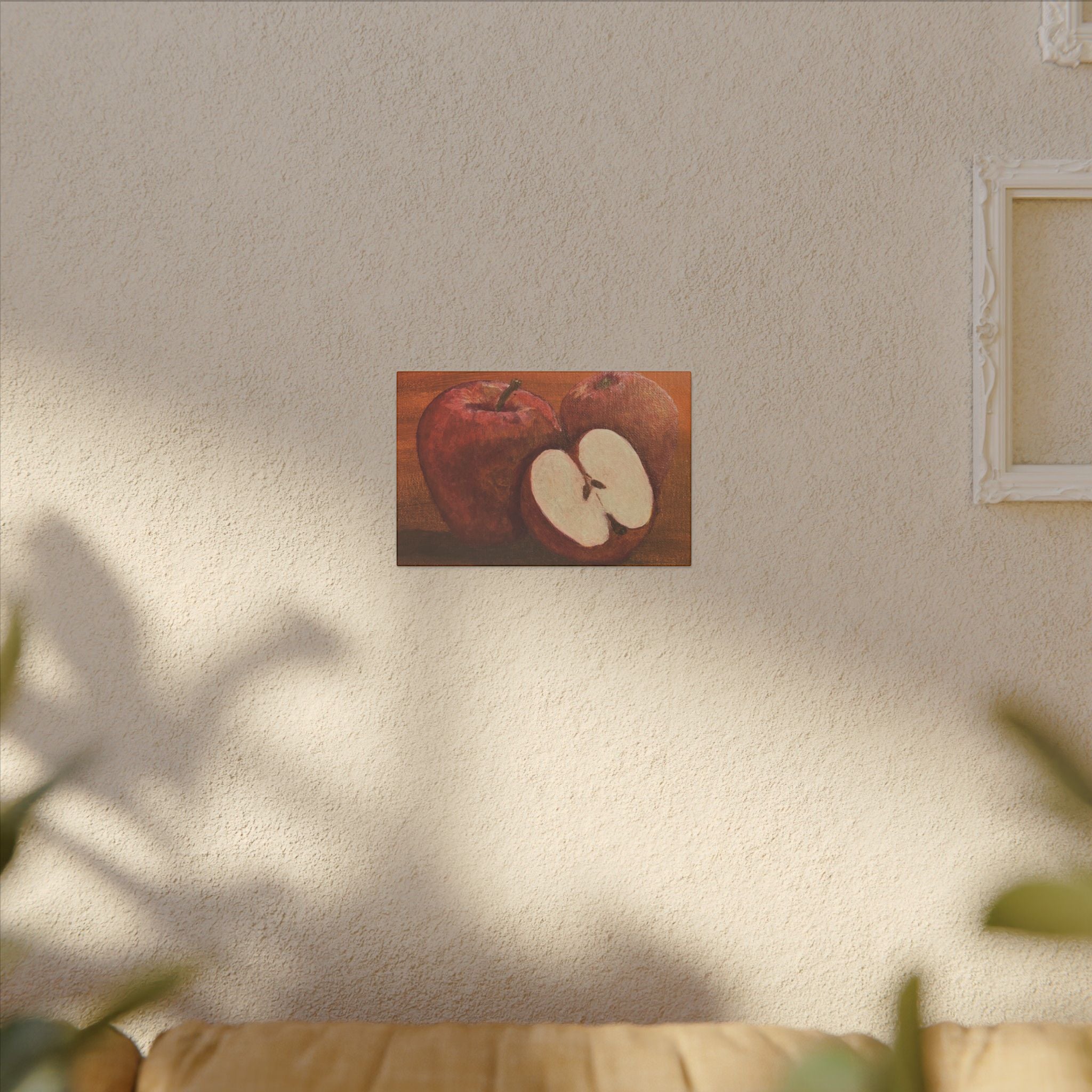 Red Apple Still Life Canvas