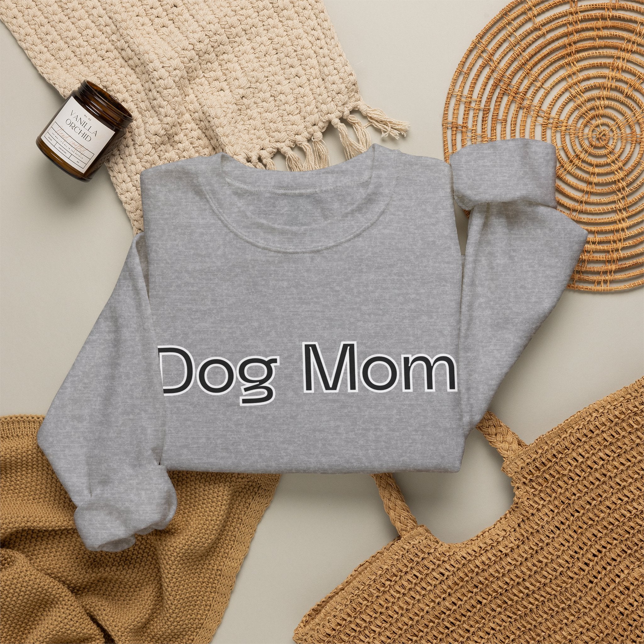 Fall Dog Mom Crewneck Sweatshirt