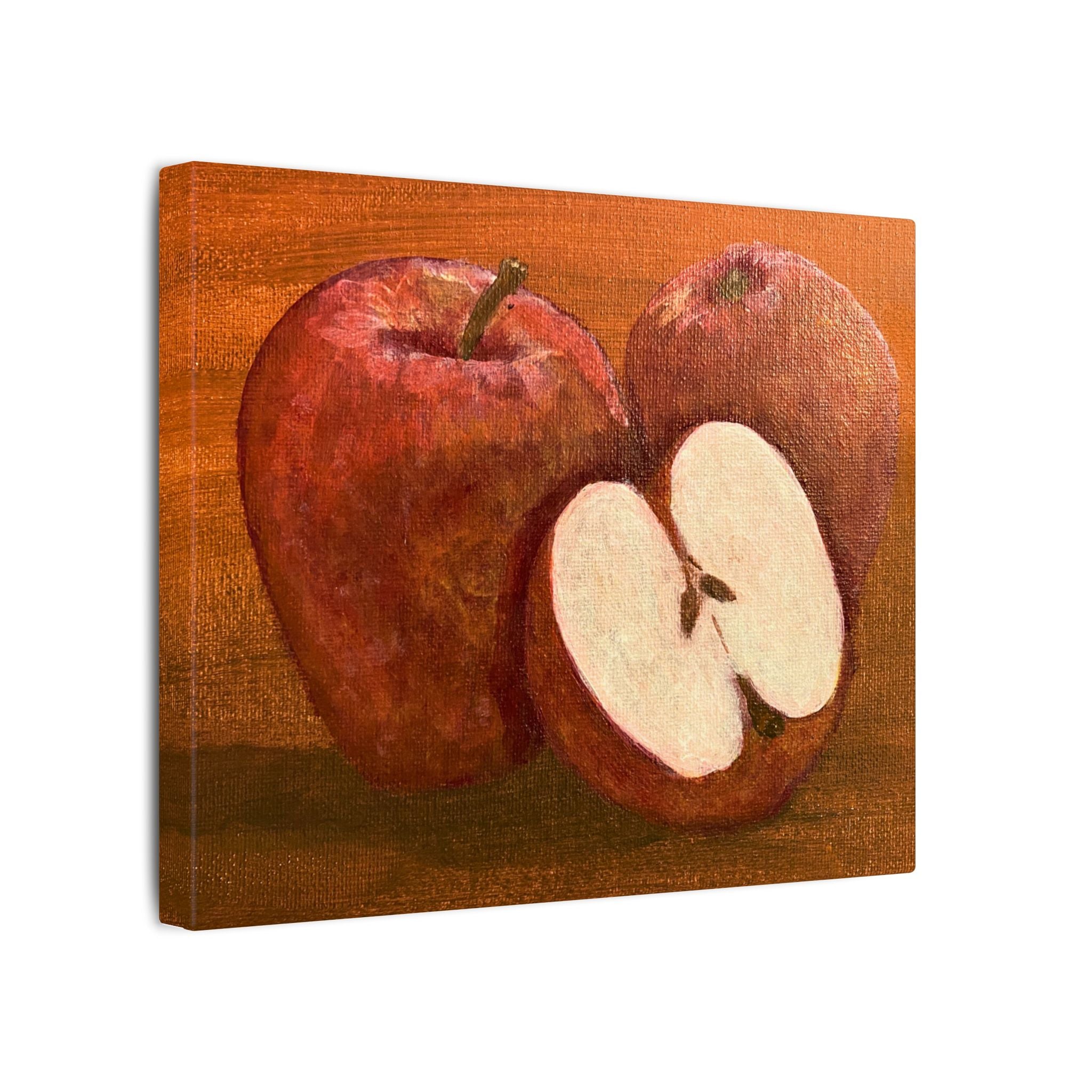 Red Apple Still Life Canvas