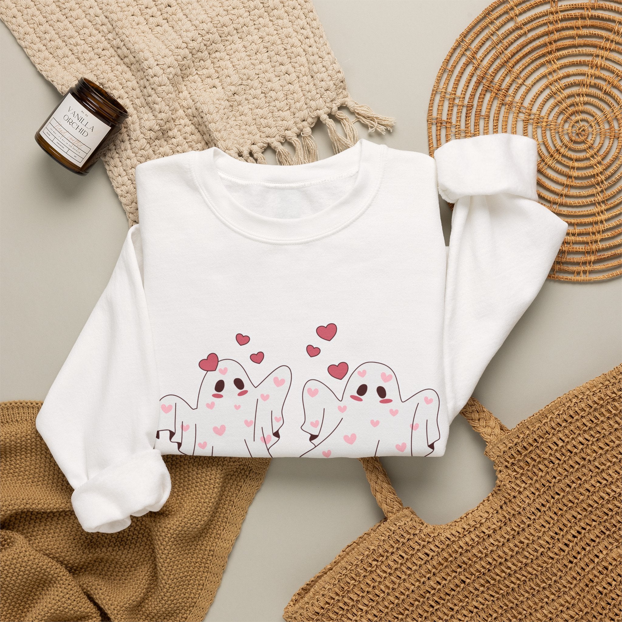 Ghosts in love Crewneck Sweatshirt