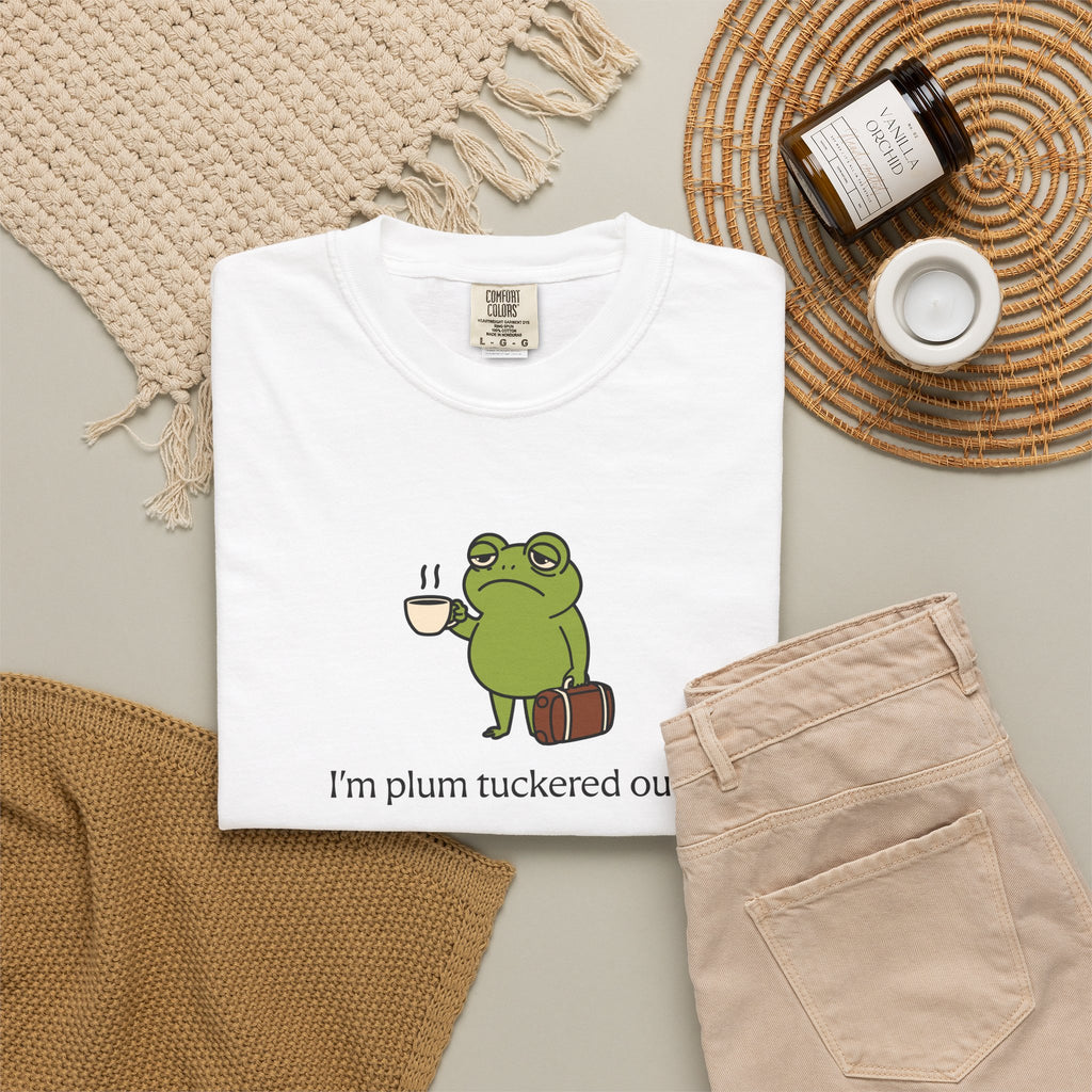 Plum Tuckered Out T-shirt