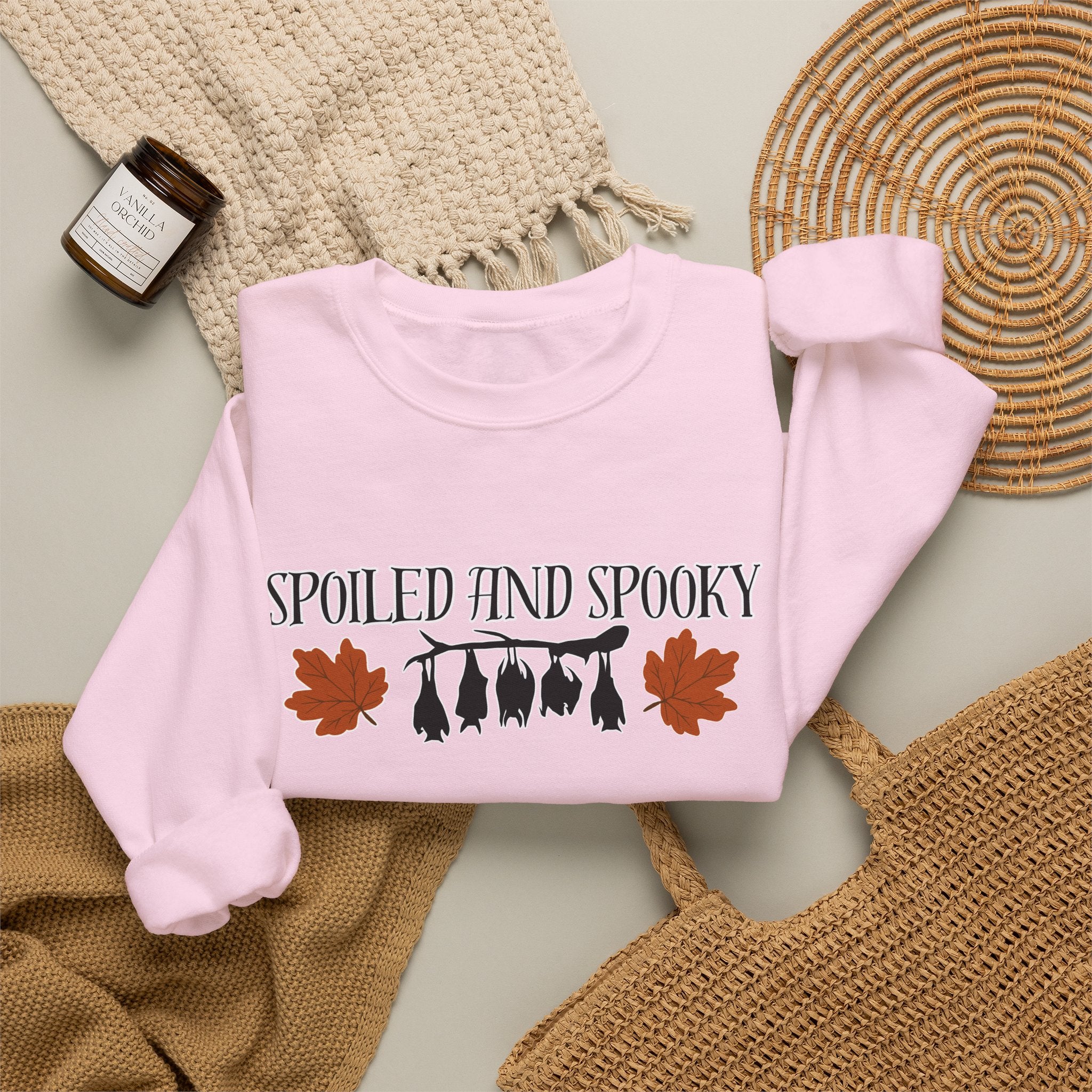 Spoiled and Spooky Crewneck Sweatshirt