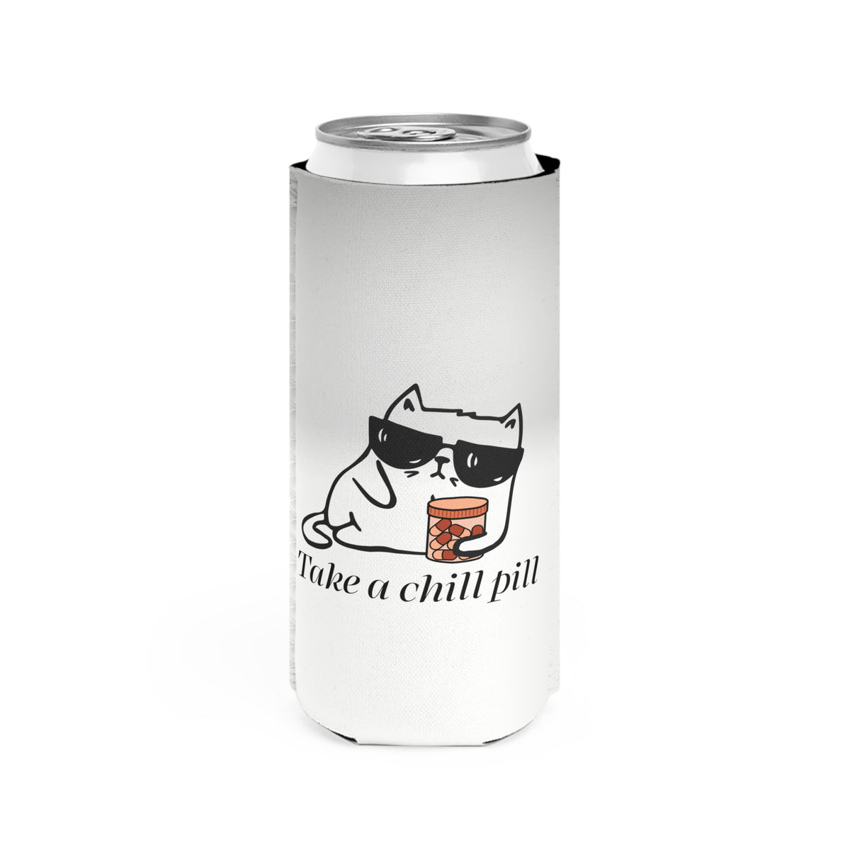 Chill Pill Tall Can Cooler