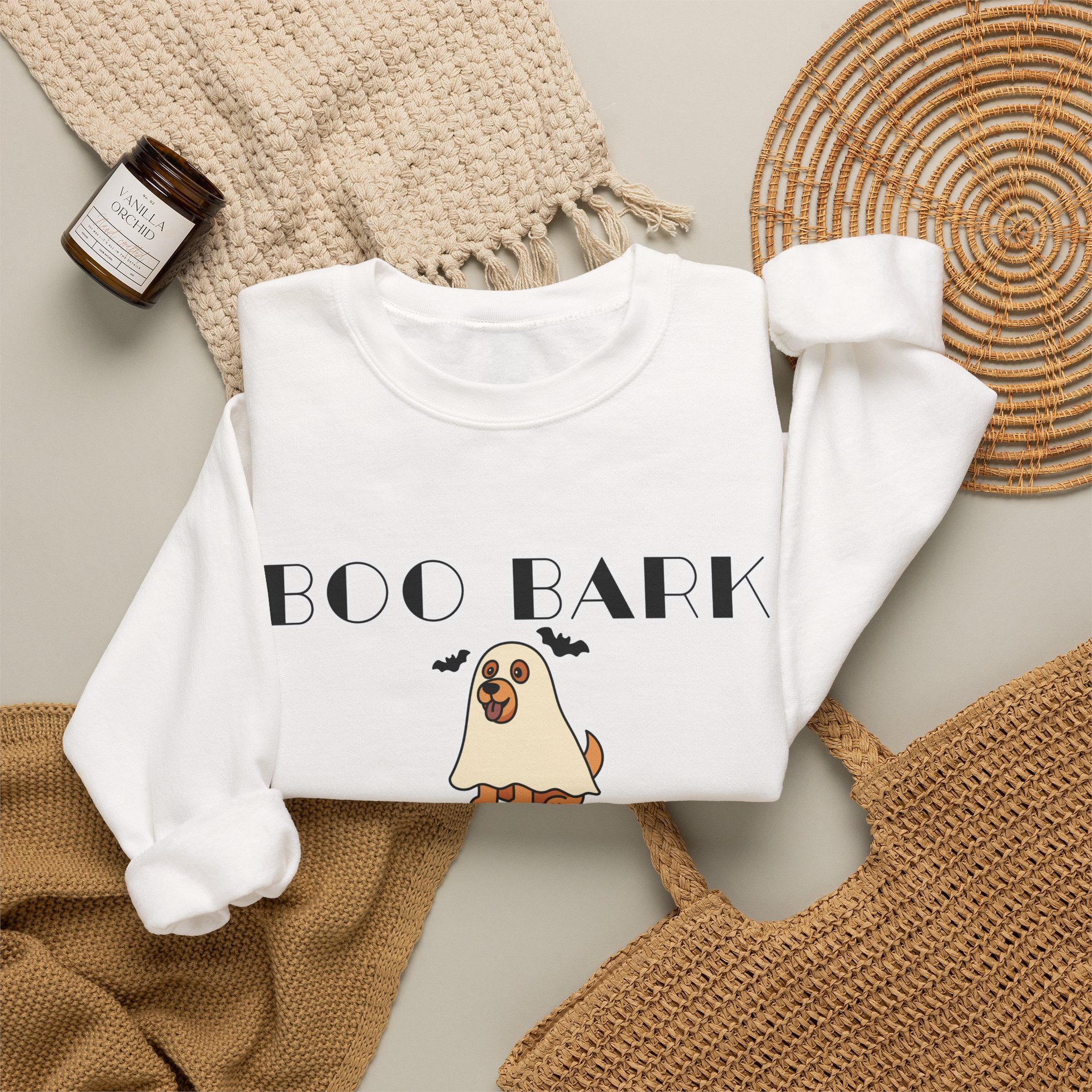 Boo Bark Crewneck Sweatshirt