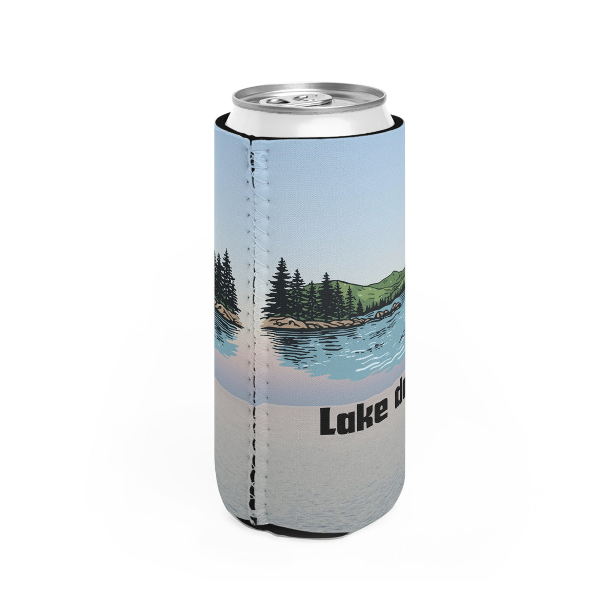 Lake Days Tall Can Cooler