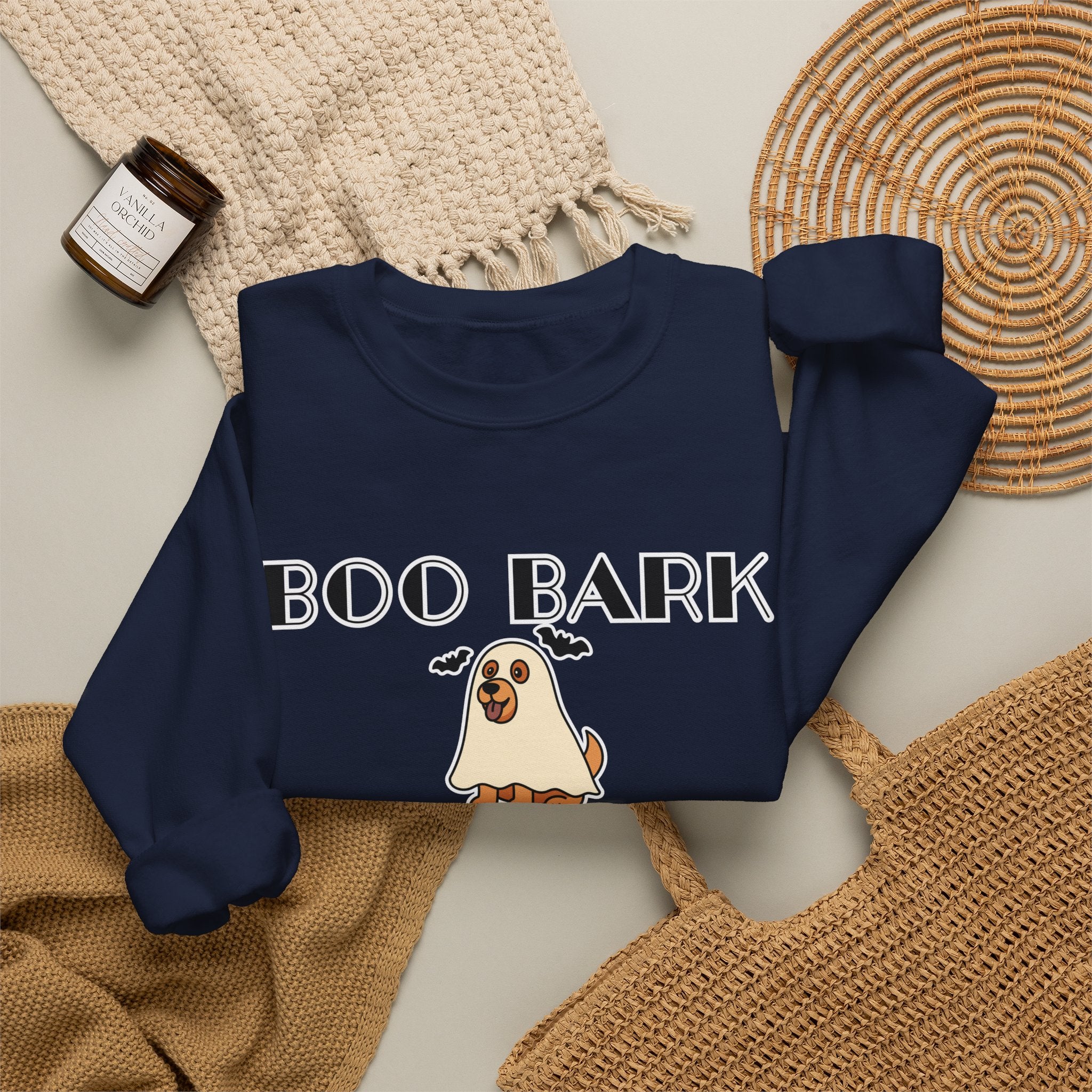 Boo Bark Crewneck Sweatshirt