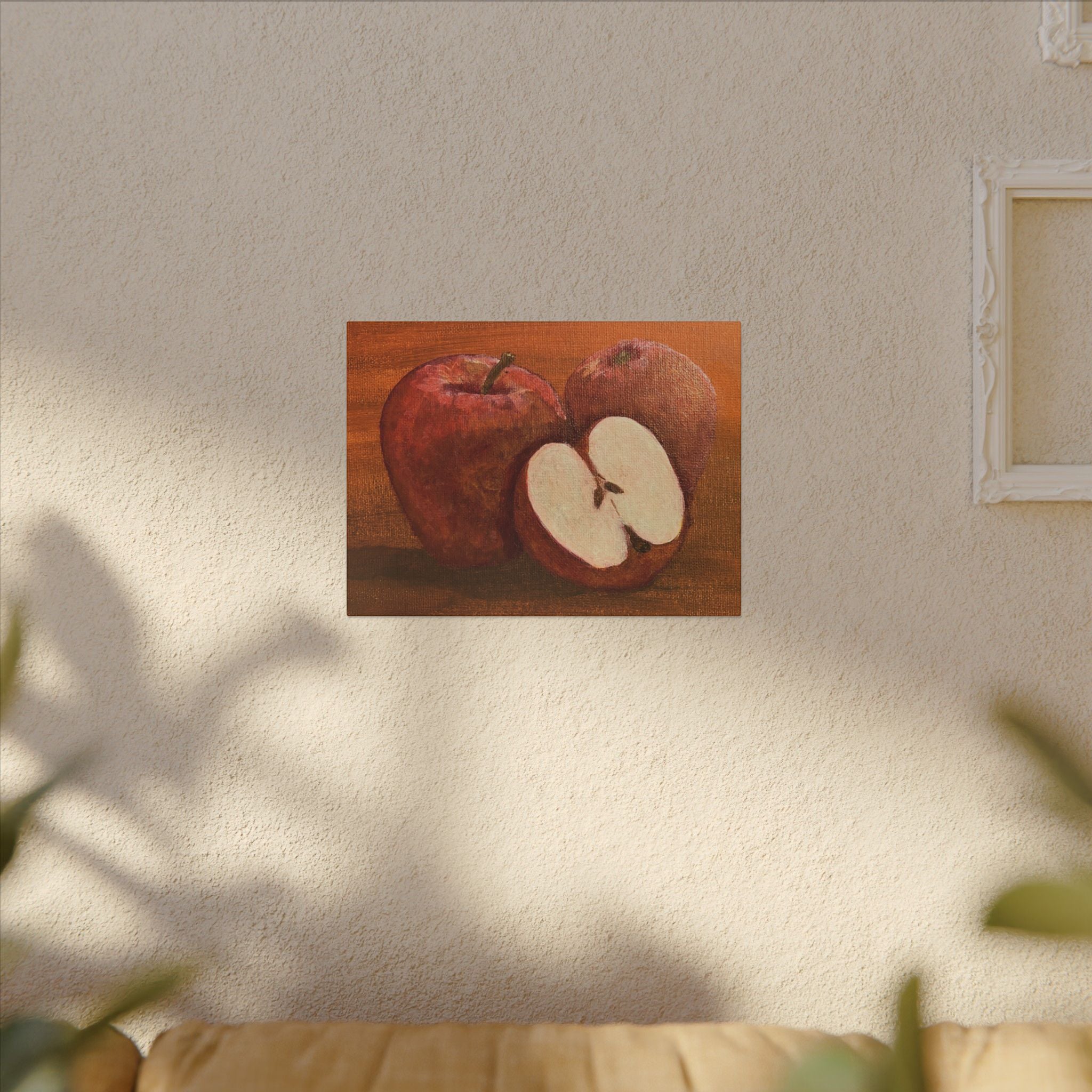 Red Apple Still Life Canvas