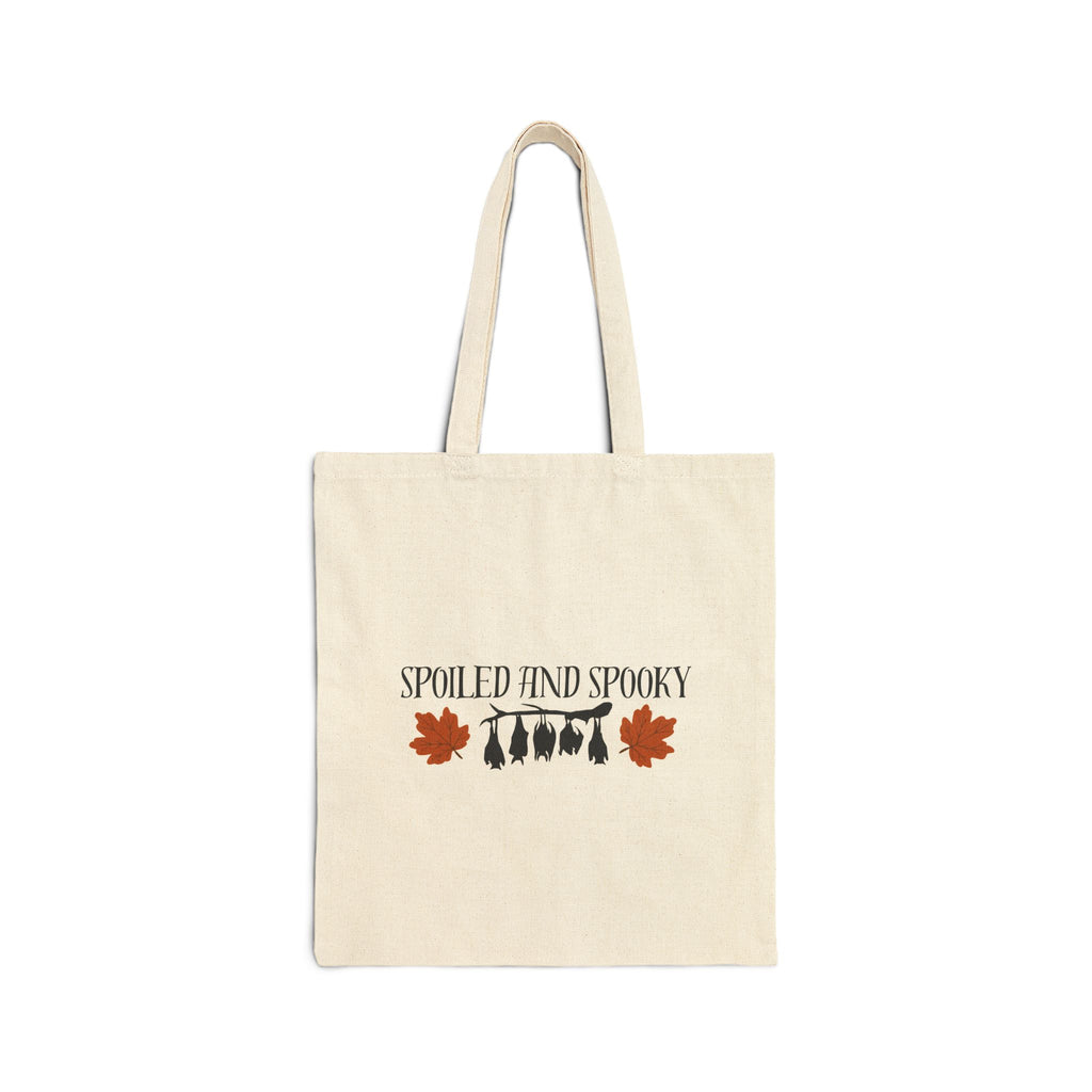 Spoiled and Spooky Canvas Tote Bag