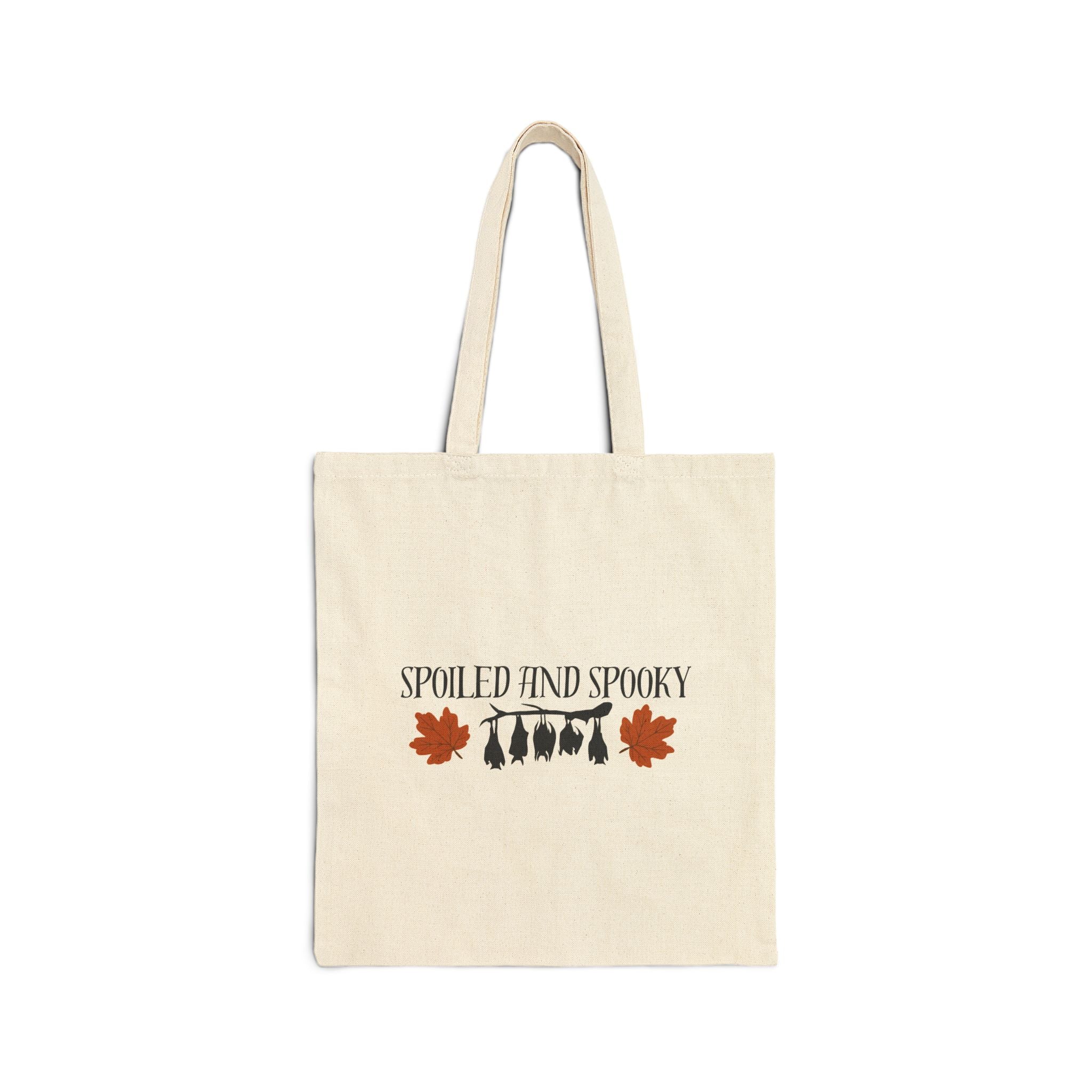 Spoiled and Spooky Canvas Tote Bag