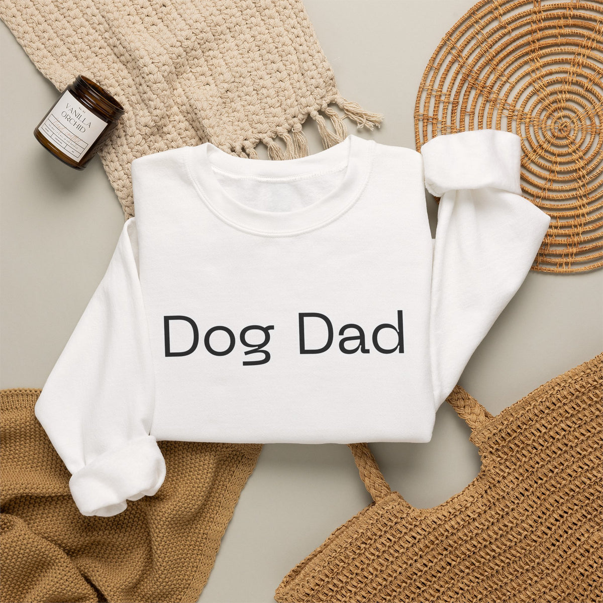 Dog Dad Holiday Sweatshirt