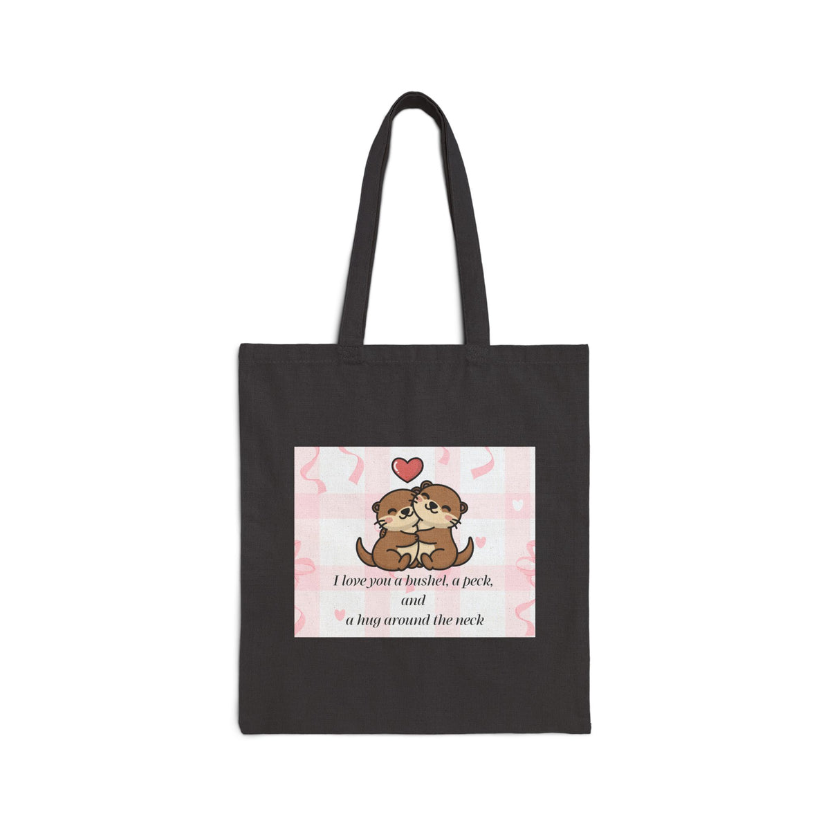 I Love You Canvas Tote Bag