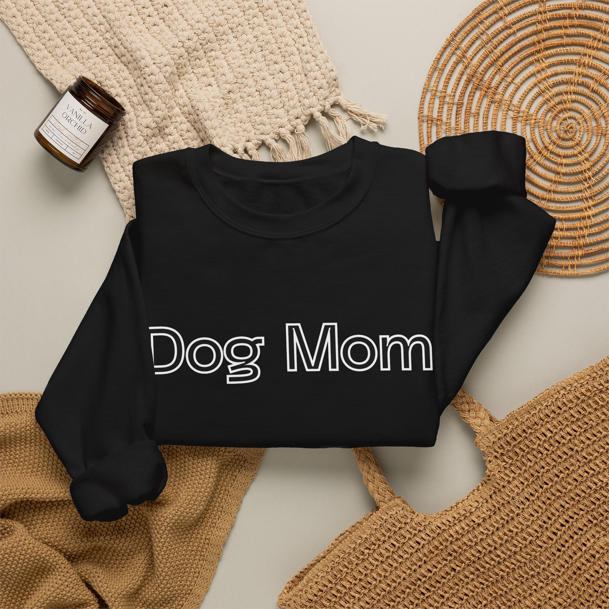 Fall Dog Mom Crewneck Sweatshirt