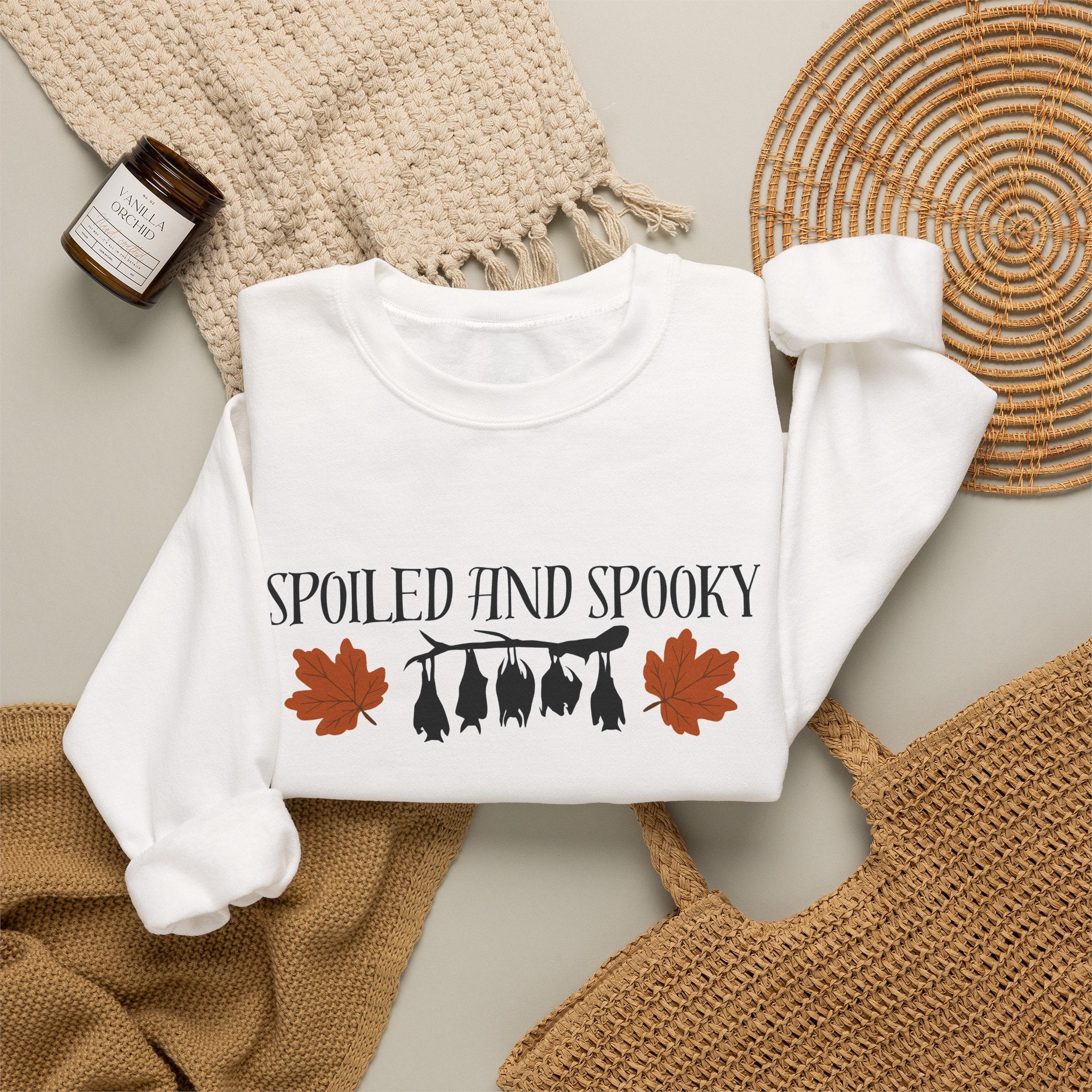 Spoiled and Spooky Crewneck Sweatshirt