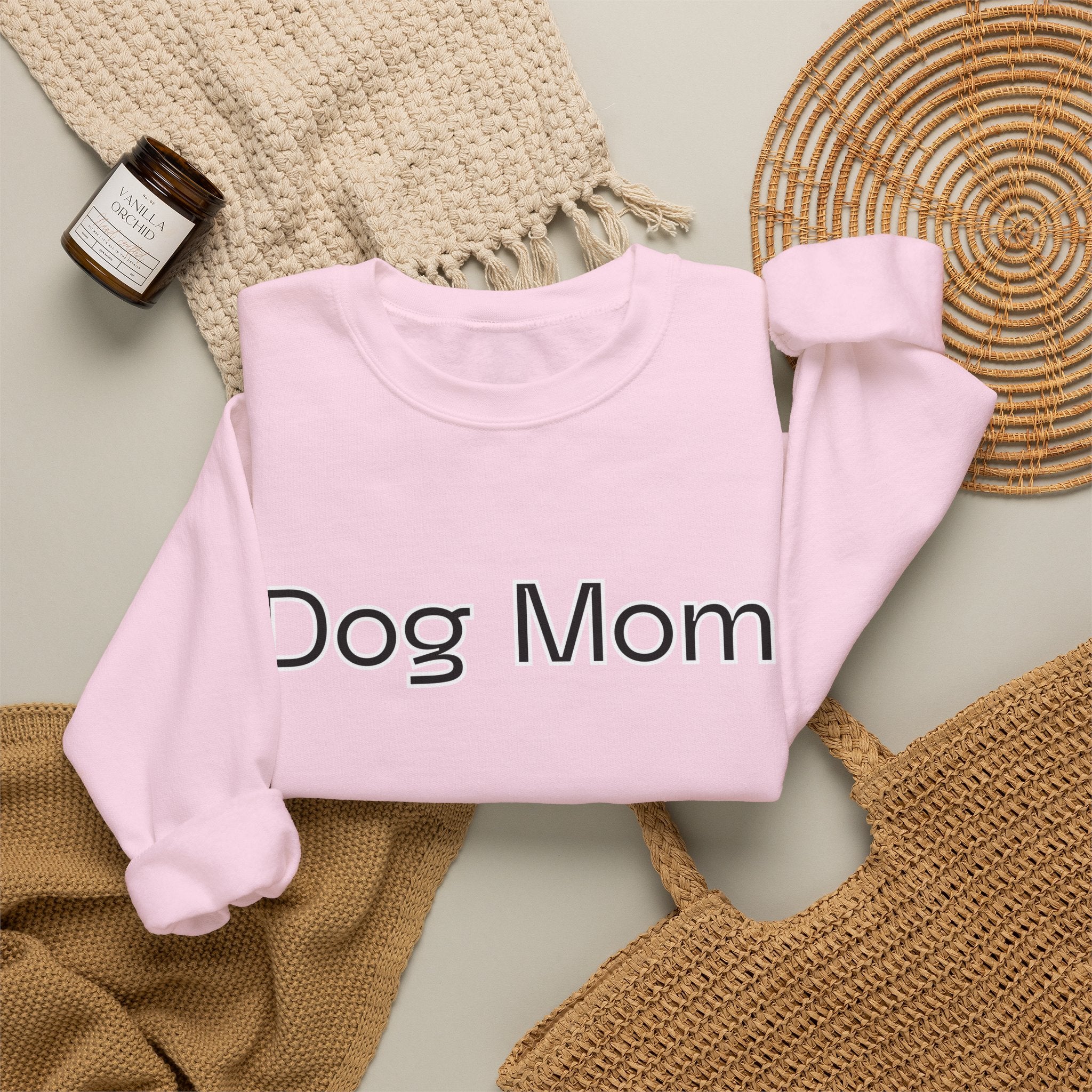 Fall Dog Mom Crewneck Sweatshirt