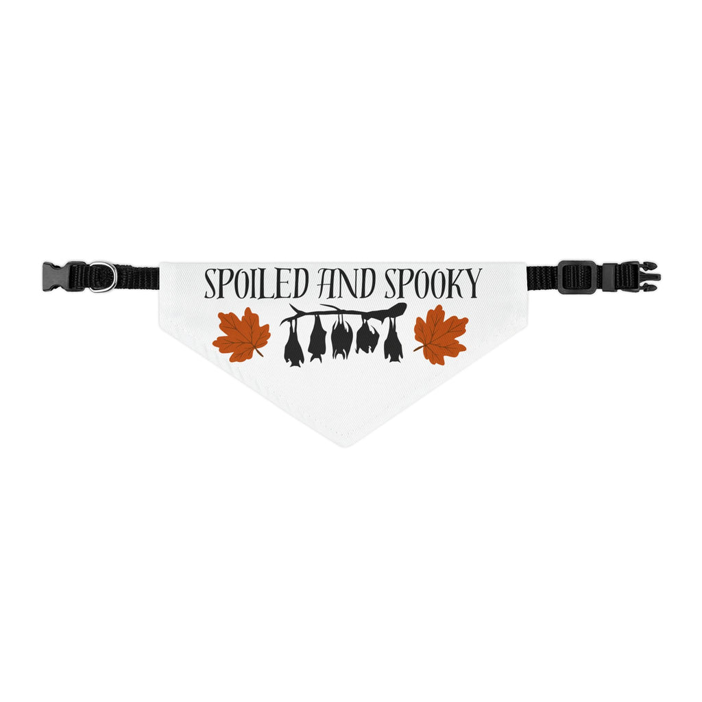 Spooky and Spoiled Pet Bandana Collar