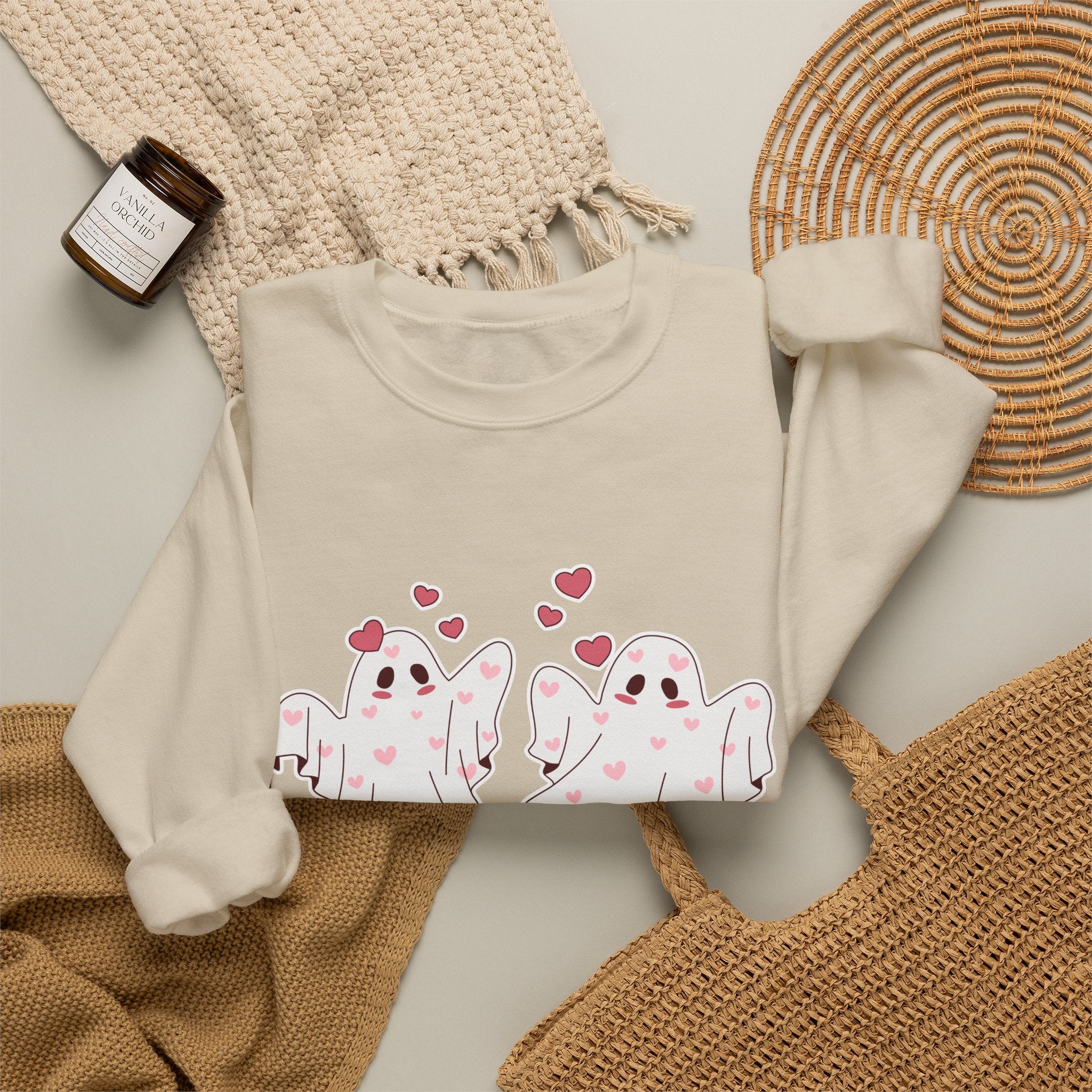 Ghosts in love Crewneck Sweatshirt