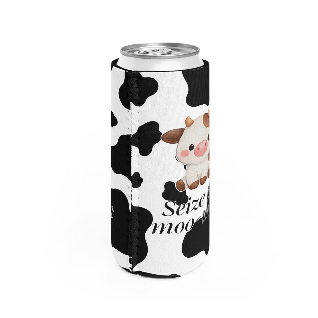 Cow Tall Can Cooler