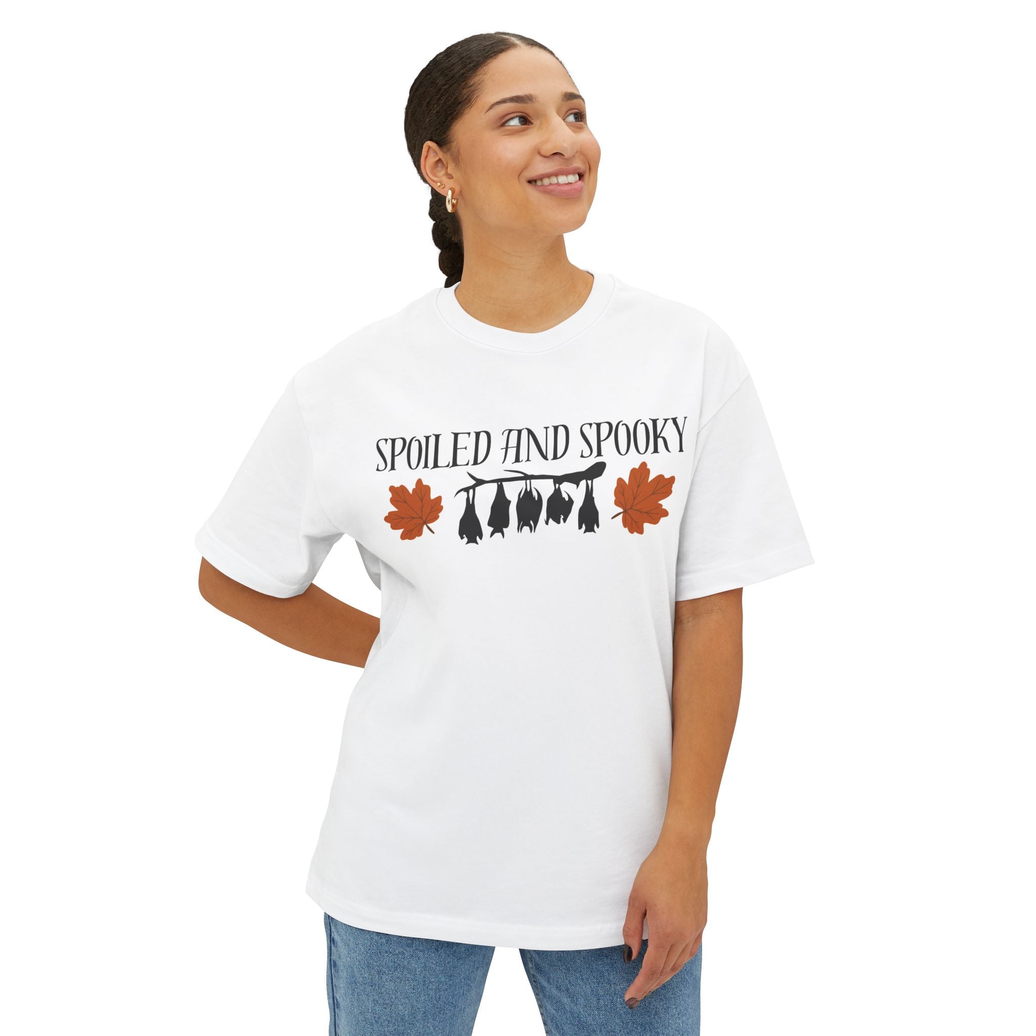 Spooky and Spoiled Oversized Boxy Tee