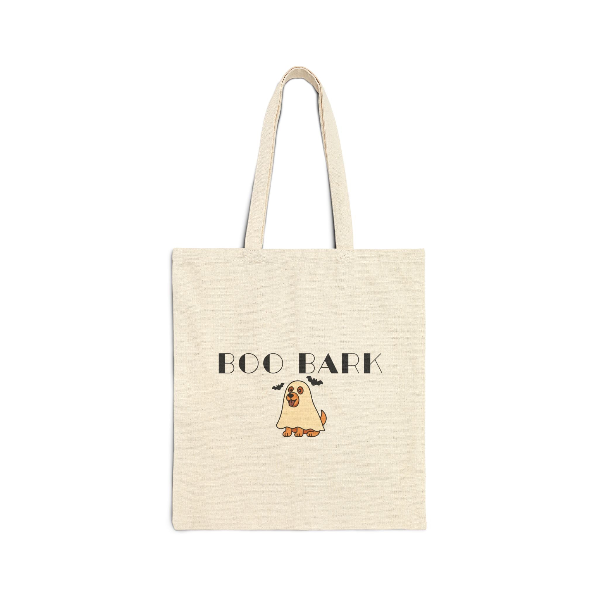Boo Bark Canvas Tote Bag