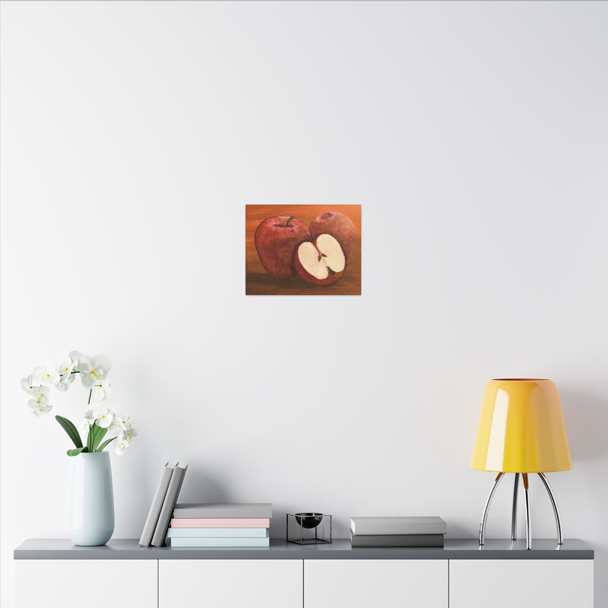 Red Apple Still Life Canvas