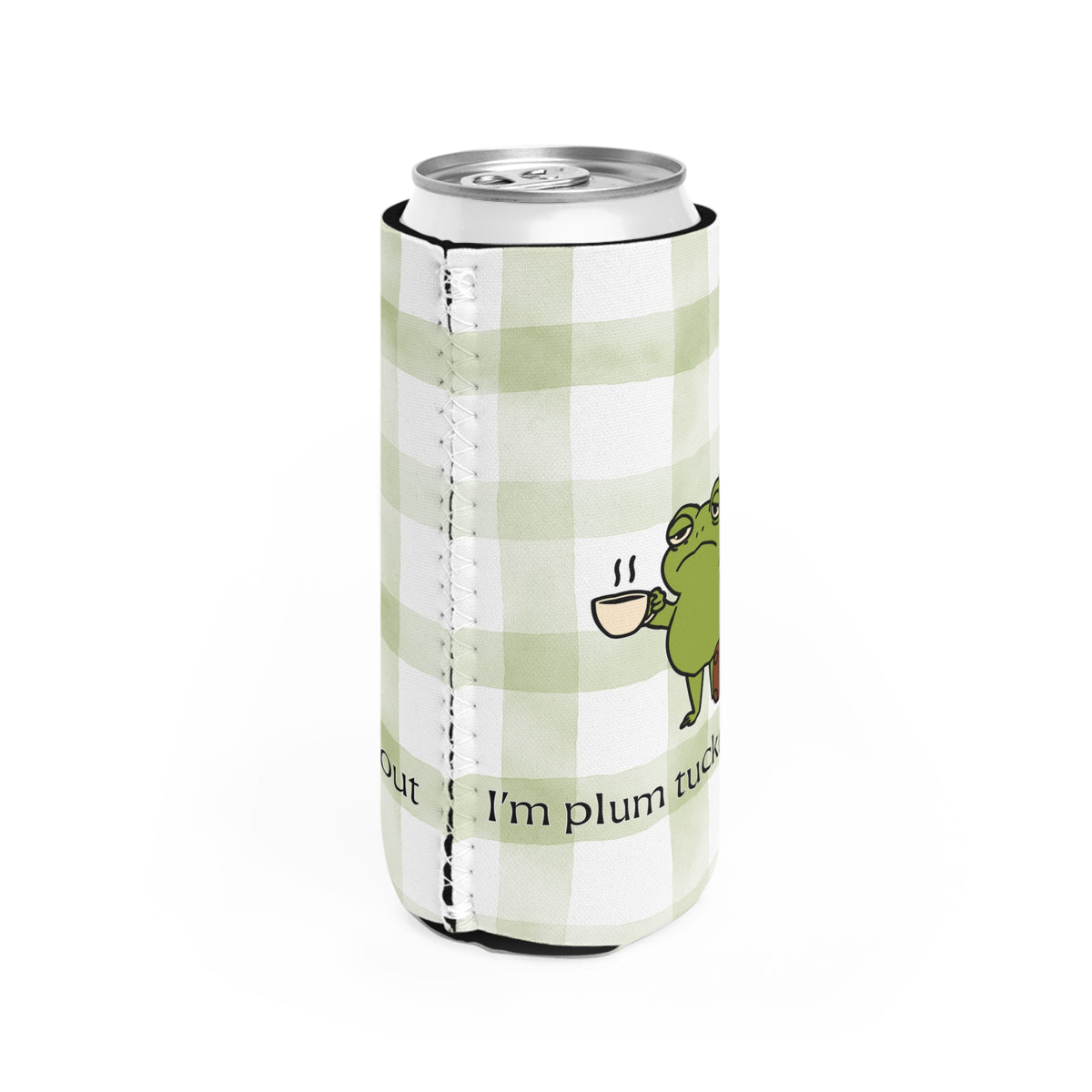 Plum Tuckered Out Tall Can Cooler