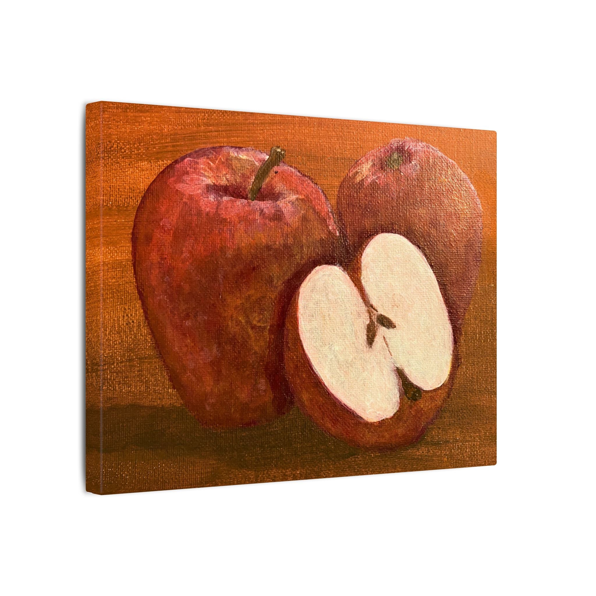 Red Apple Still Life Canvas