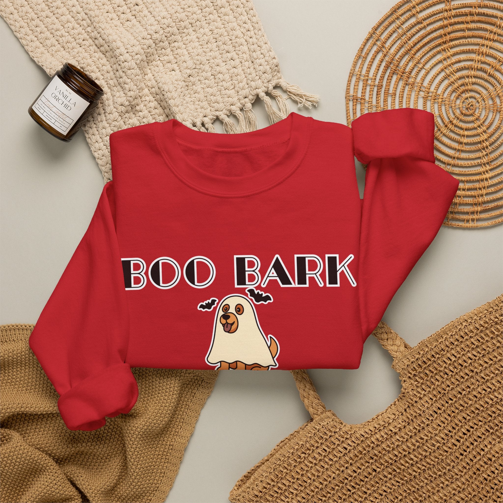 Boo Bark Crewneck Sweatshirt