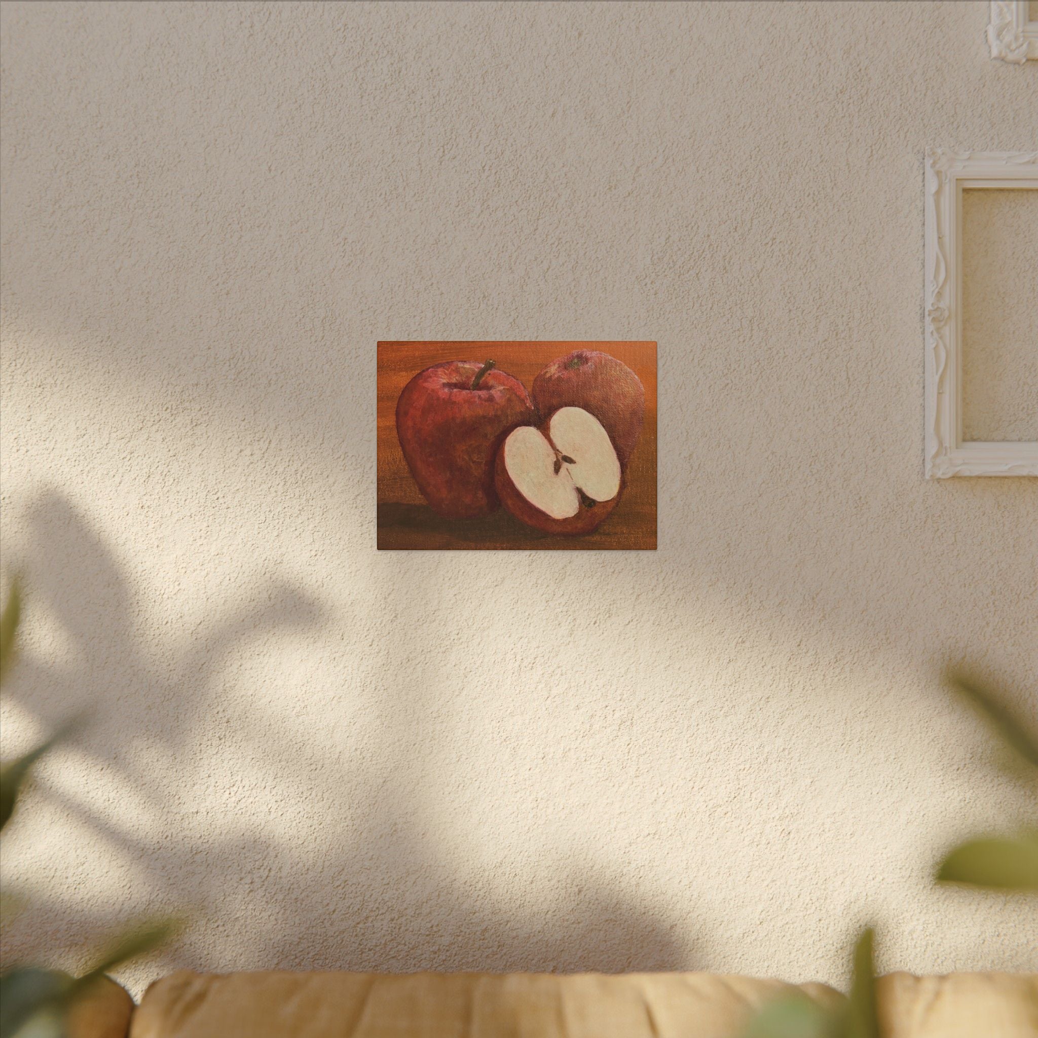 Red Apple Still Life Canvas