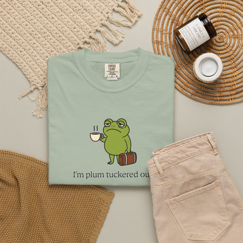 Plum Tuckered Out T-shirt