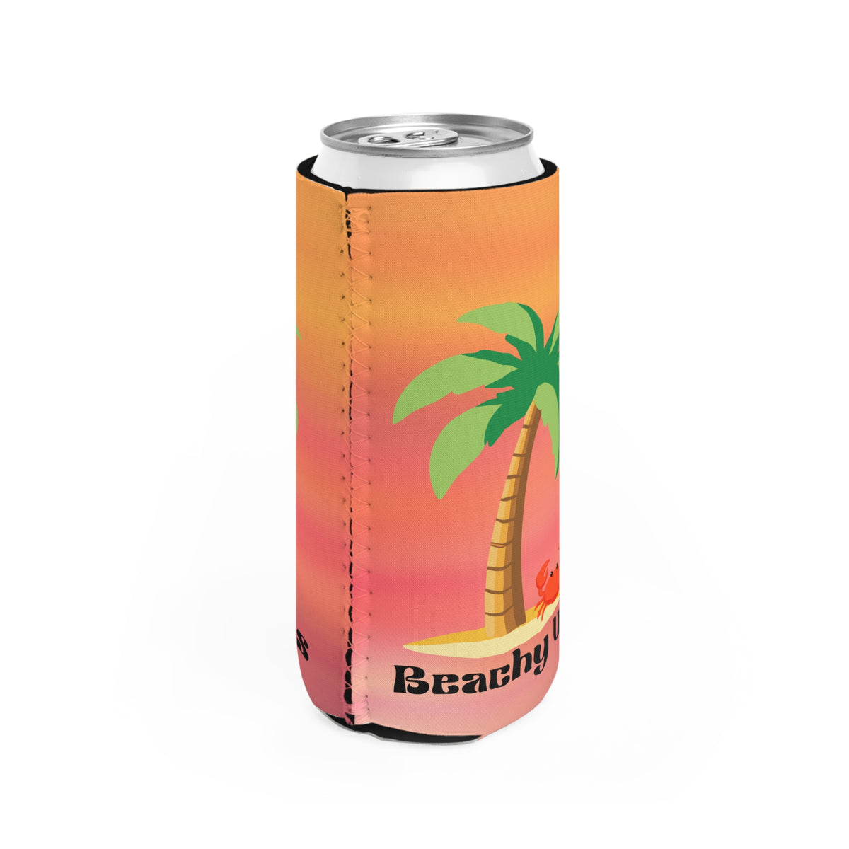 Beachy Vibes Tall Can Cooler