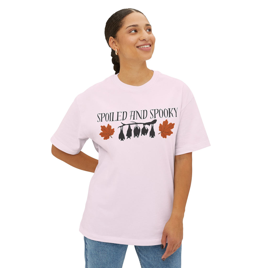 Spooky and Spoiled Oversized Boxy Tee