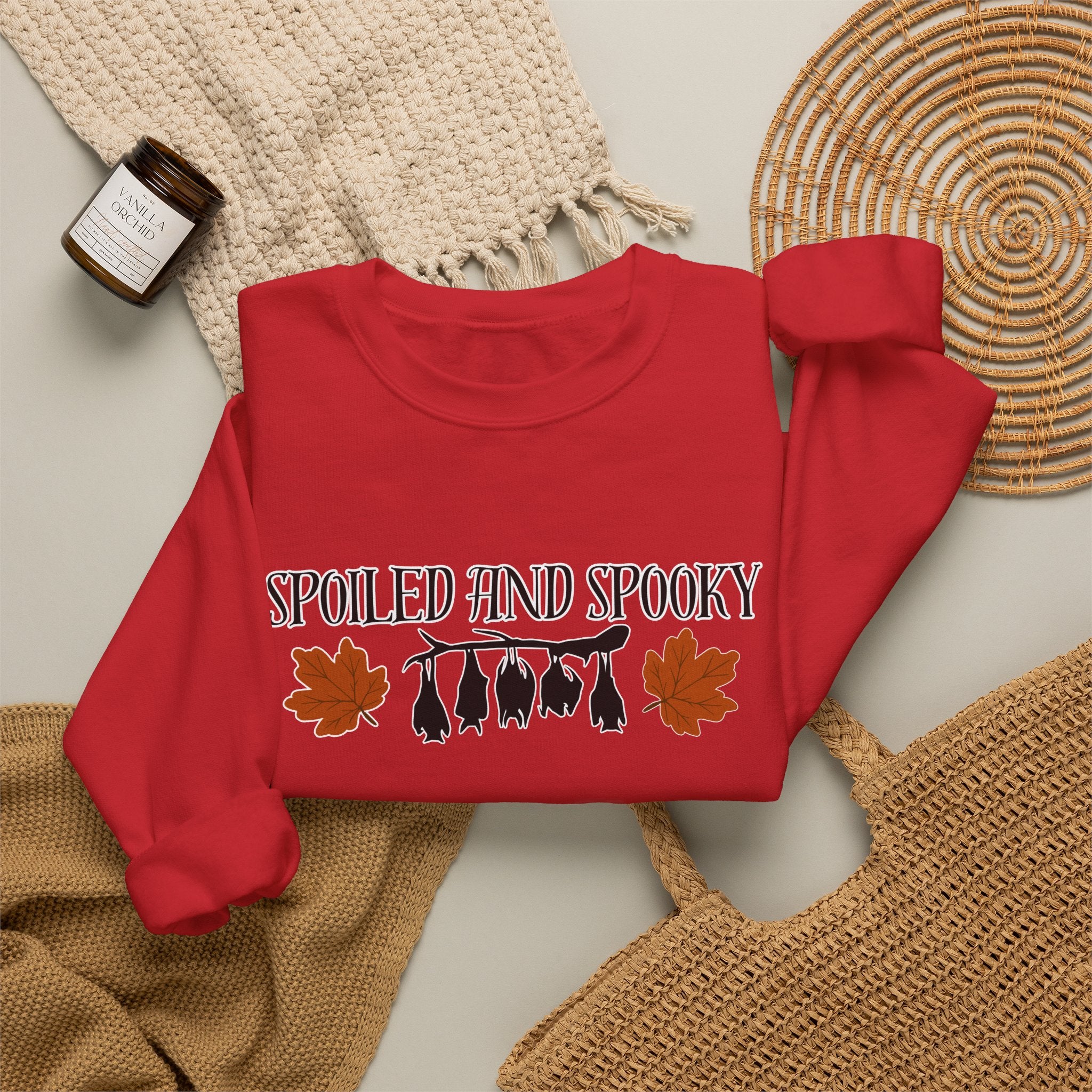 Spoiled and Spooky Crewneck Sweatshirt