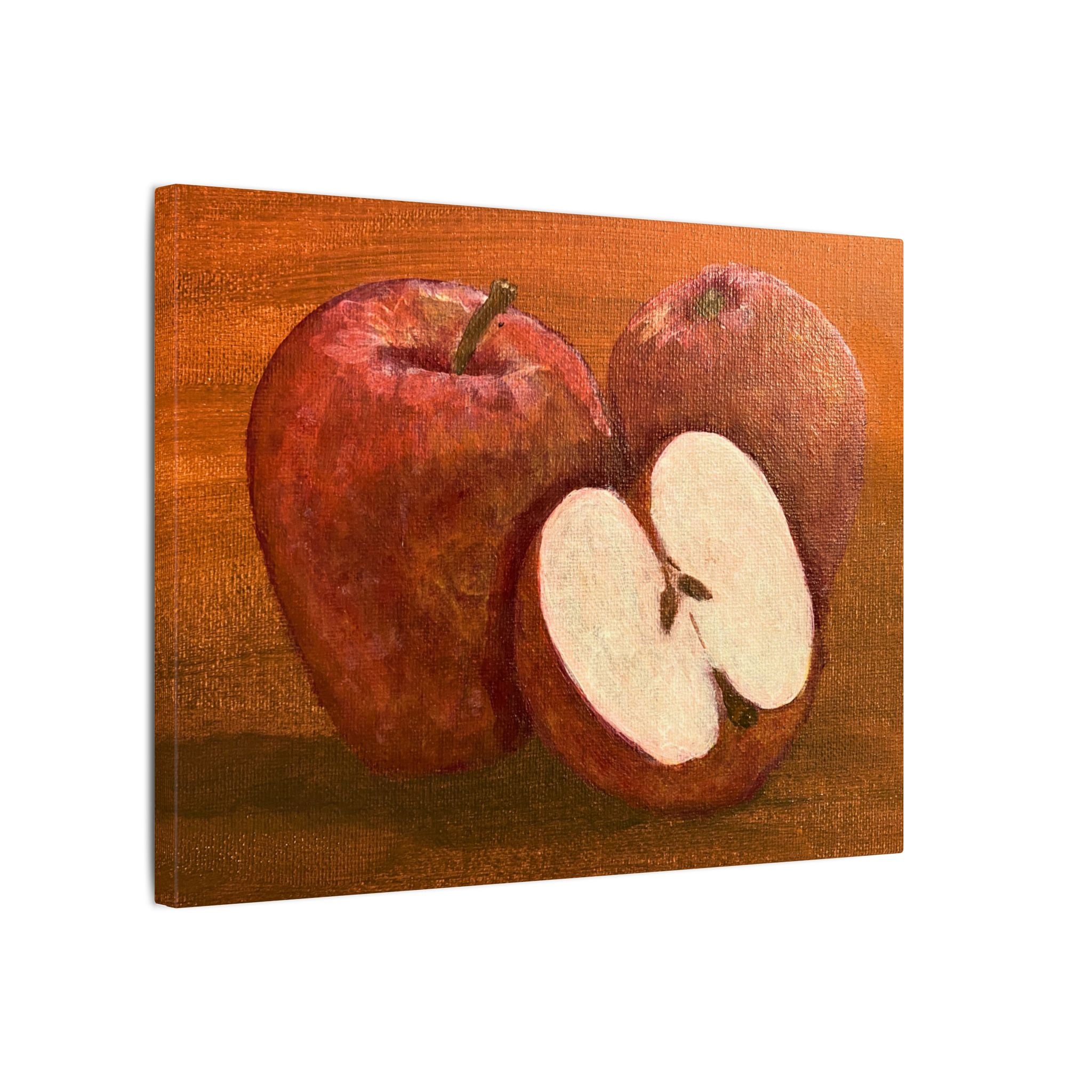 Red Apple Still Life Canvas