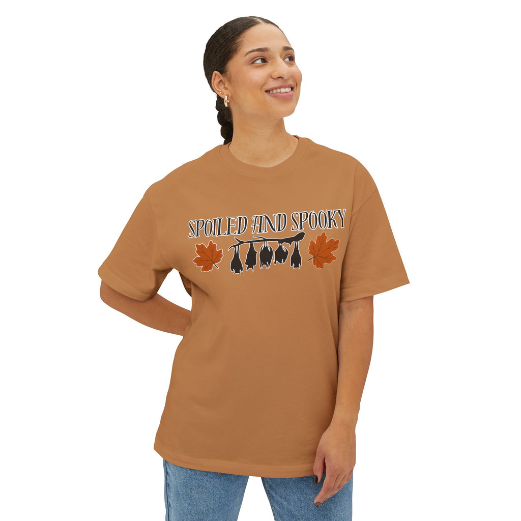Spooky and Spoiled Oversized Boxy Tee