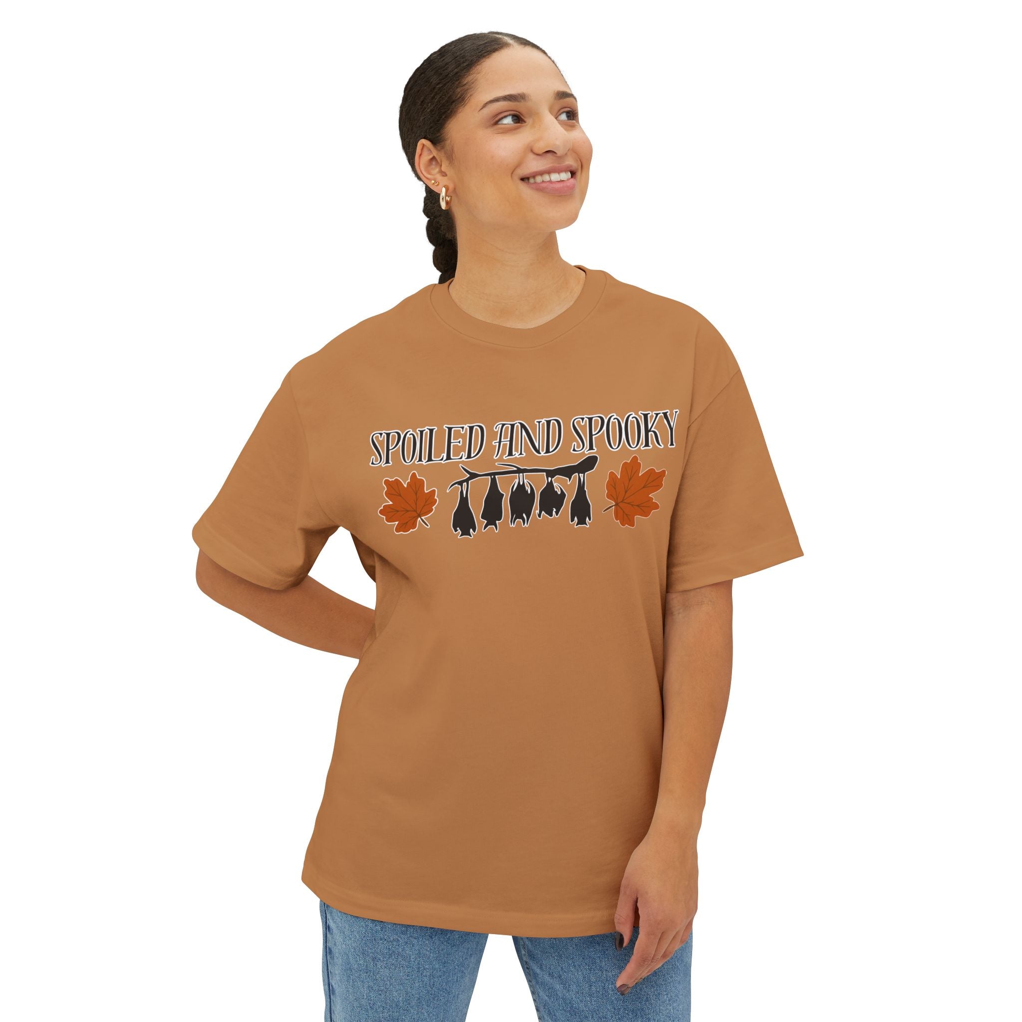 Spooky and Spoiled Oversized Boxy Tee